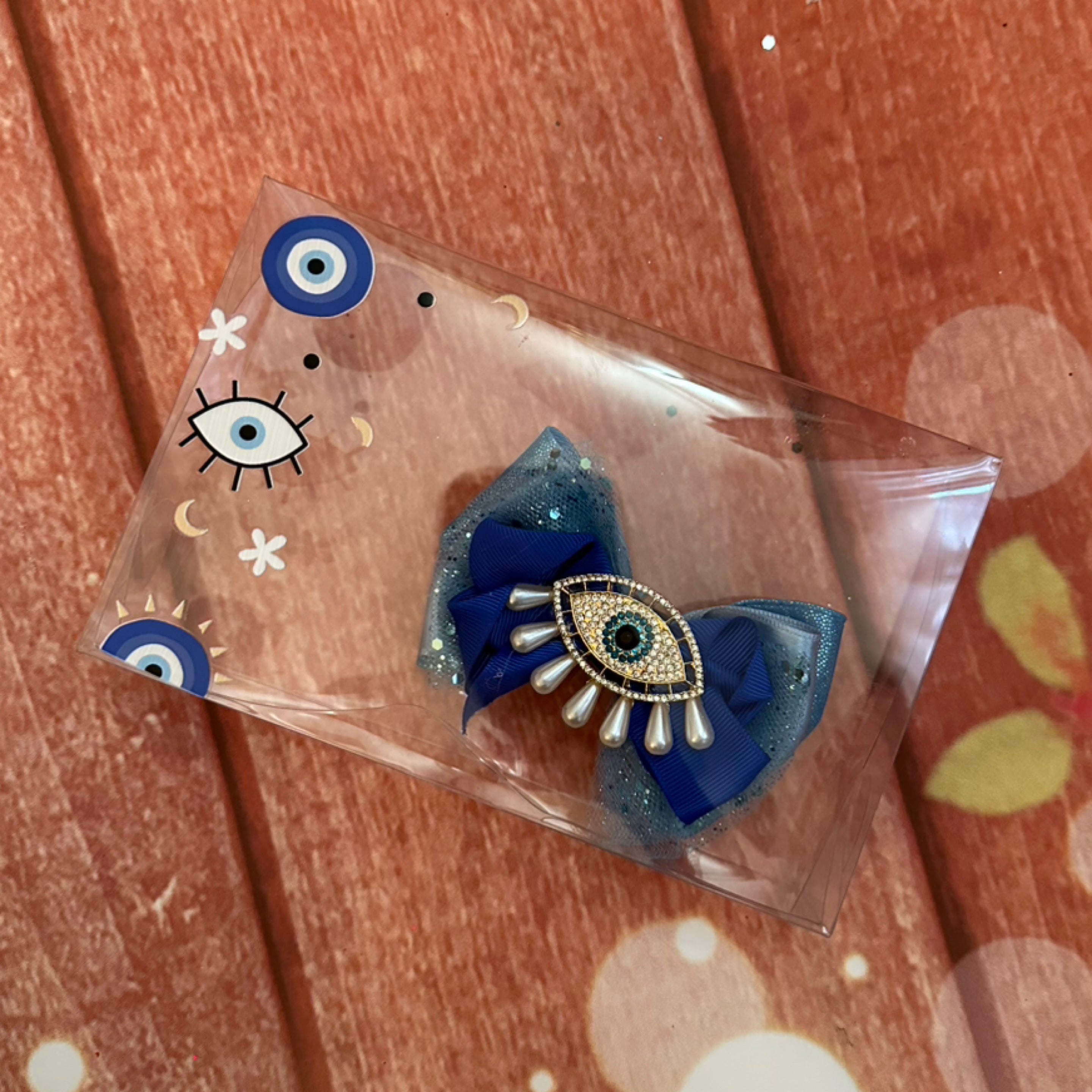 Evil eye piggy gift set in box