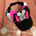 Mickey and friends mouse ear visor hat sale