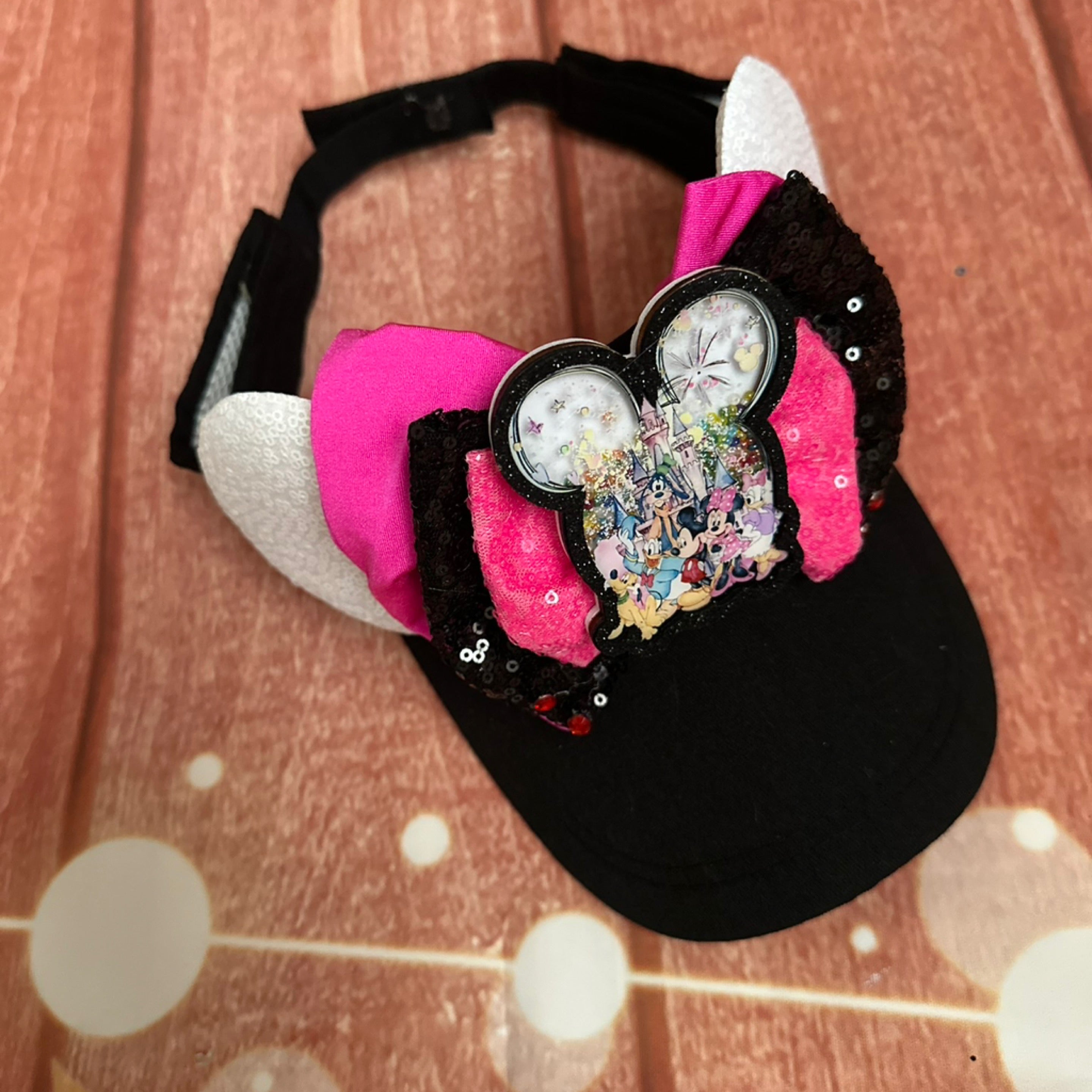 Mickey and friends mouse ear visor hat sale