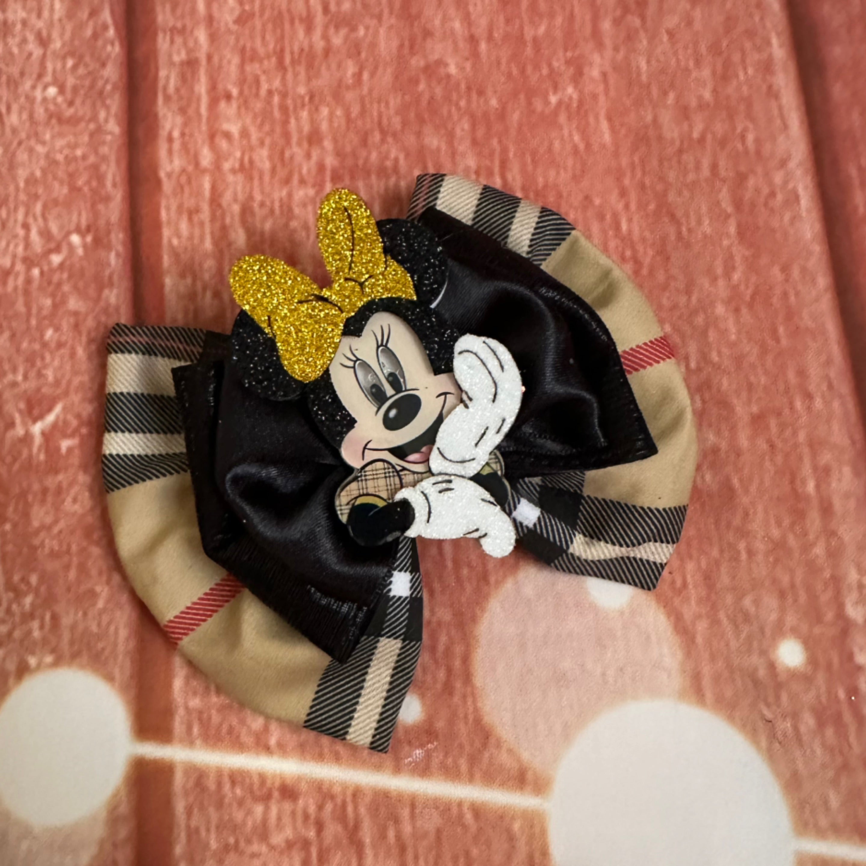 5 inch BurberryXlaber hair bow