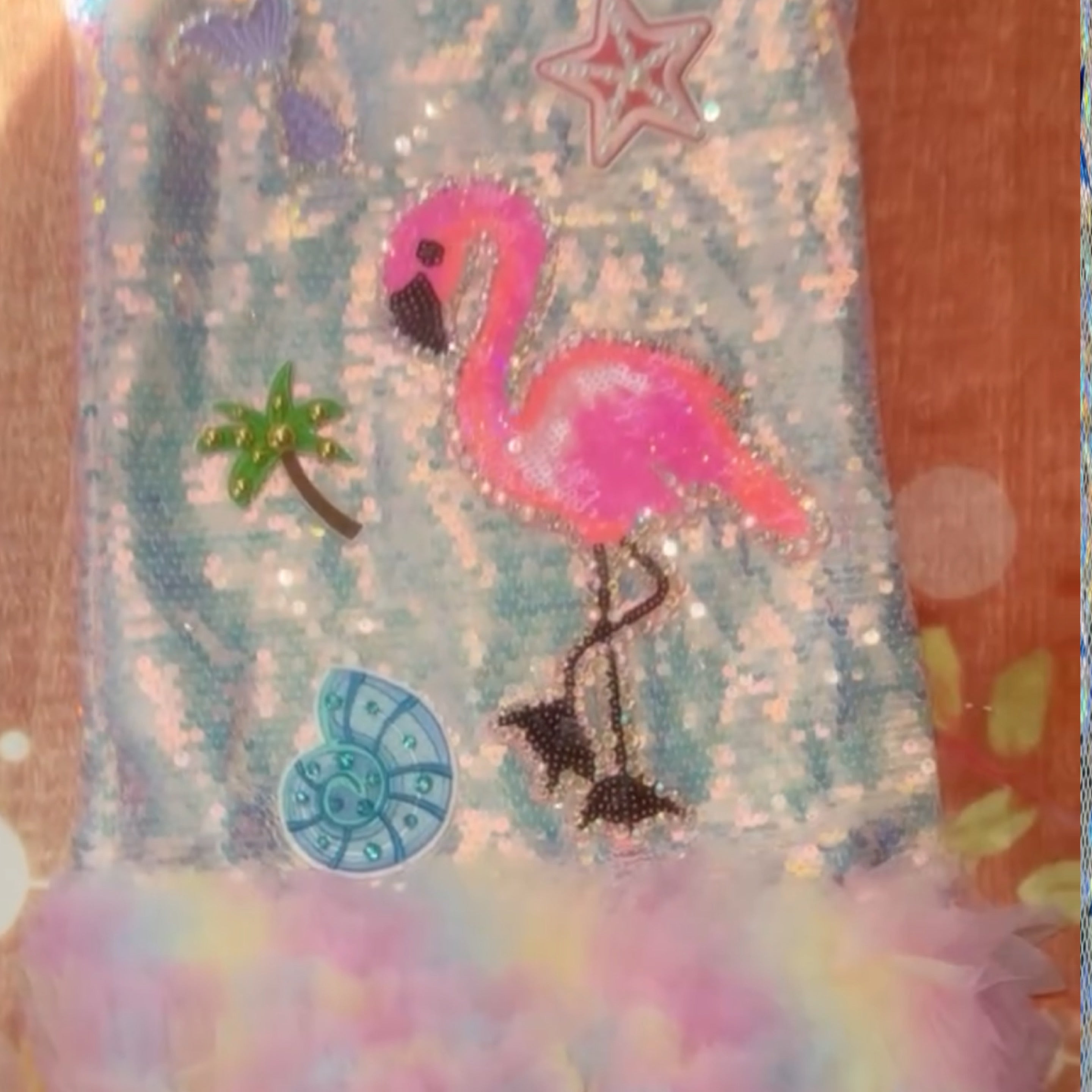 6y flamingo dress