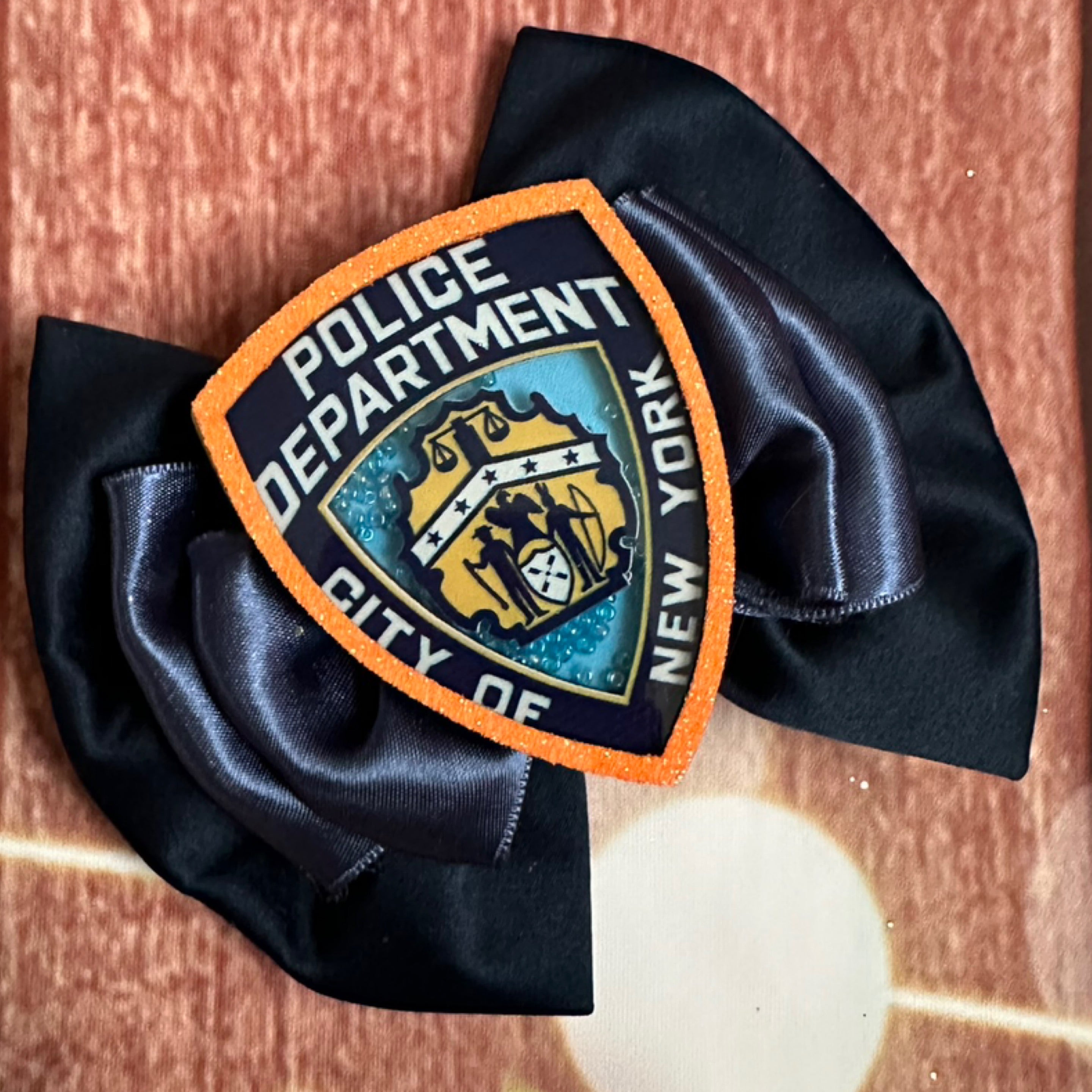 Nypd hair bow