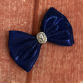 Royal blue shimmer piggy clip