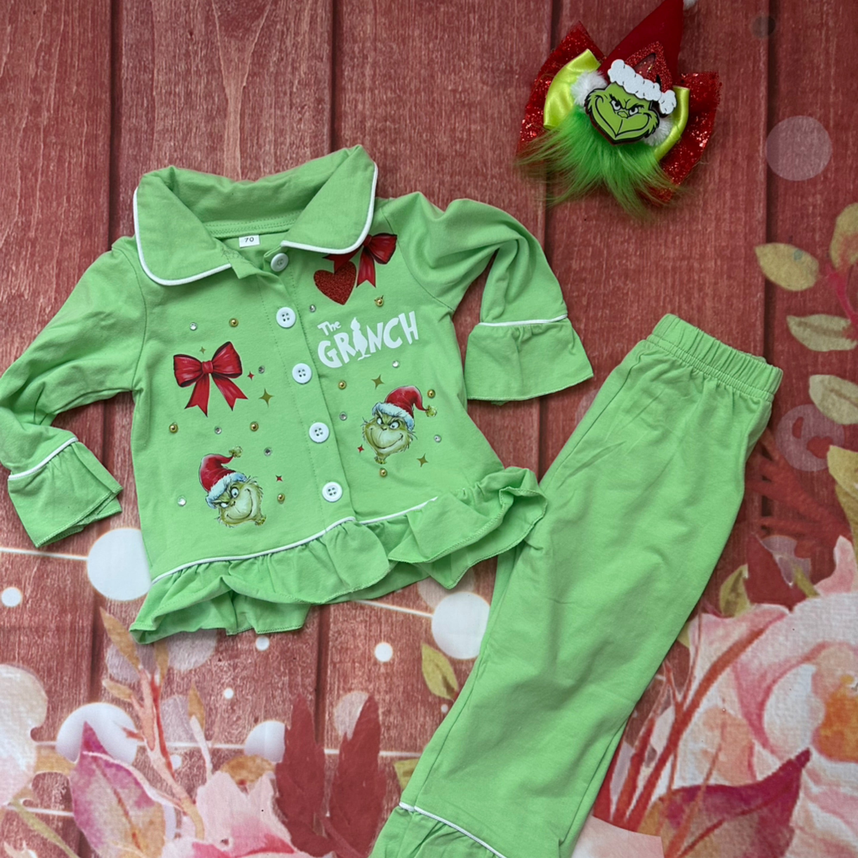 Grinch pj set