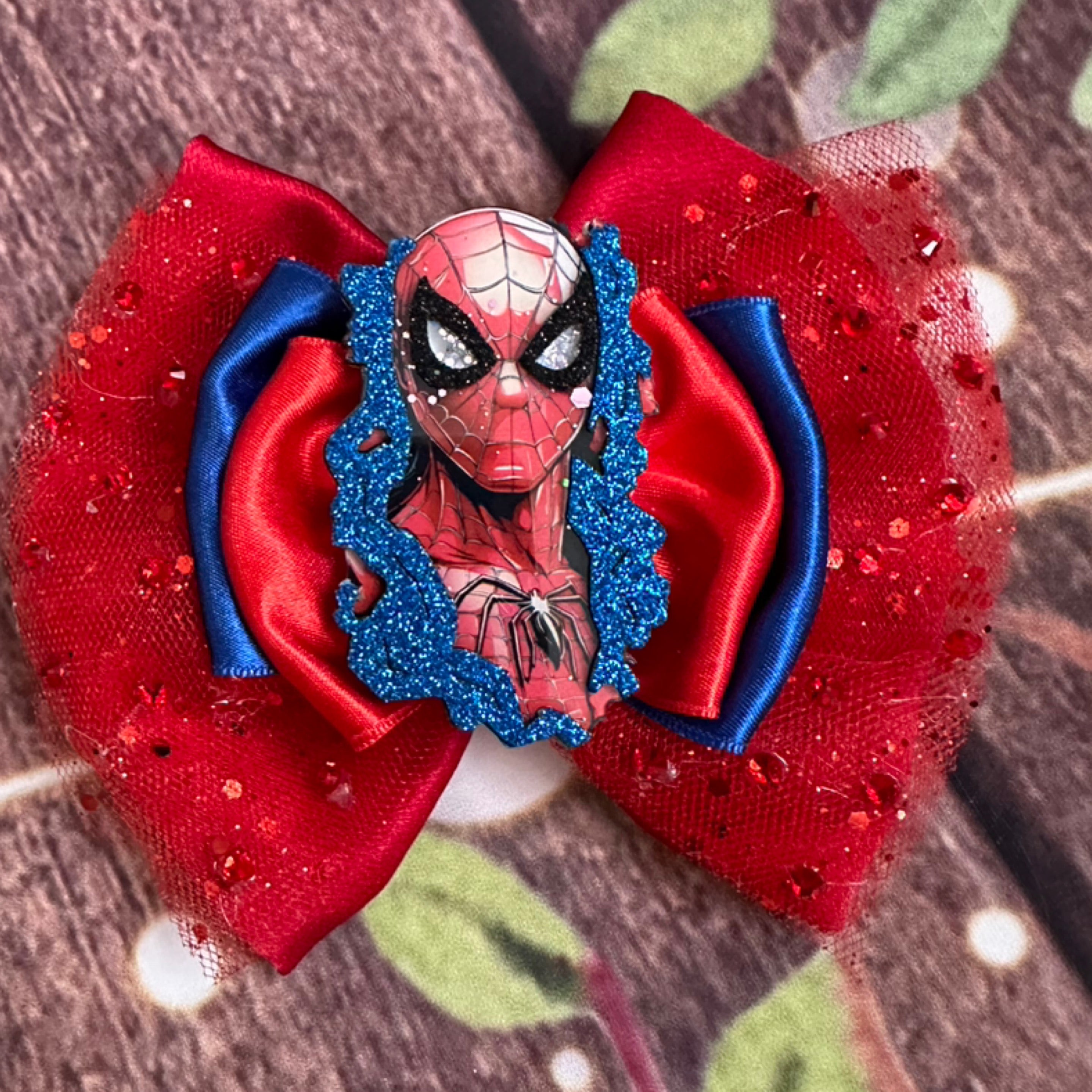 Spider-Man hair bow”””sale””