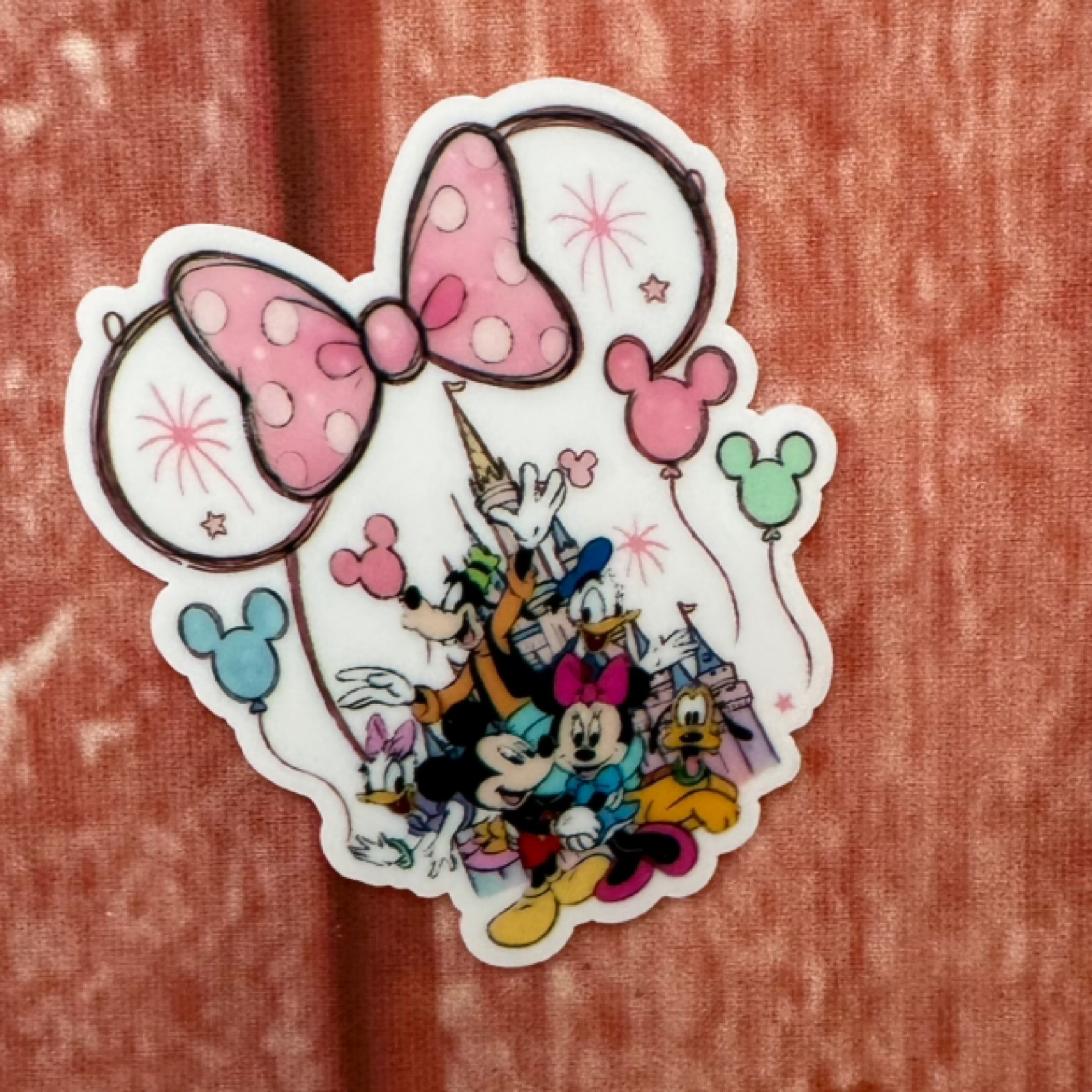 Velcro Mickey and friends center