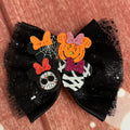 Halloween Disney hair bow