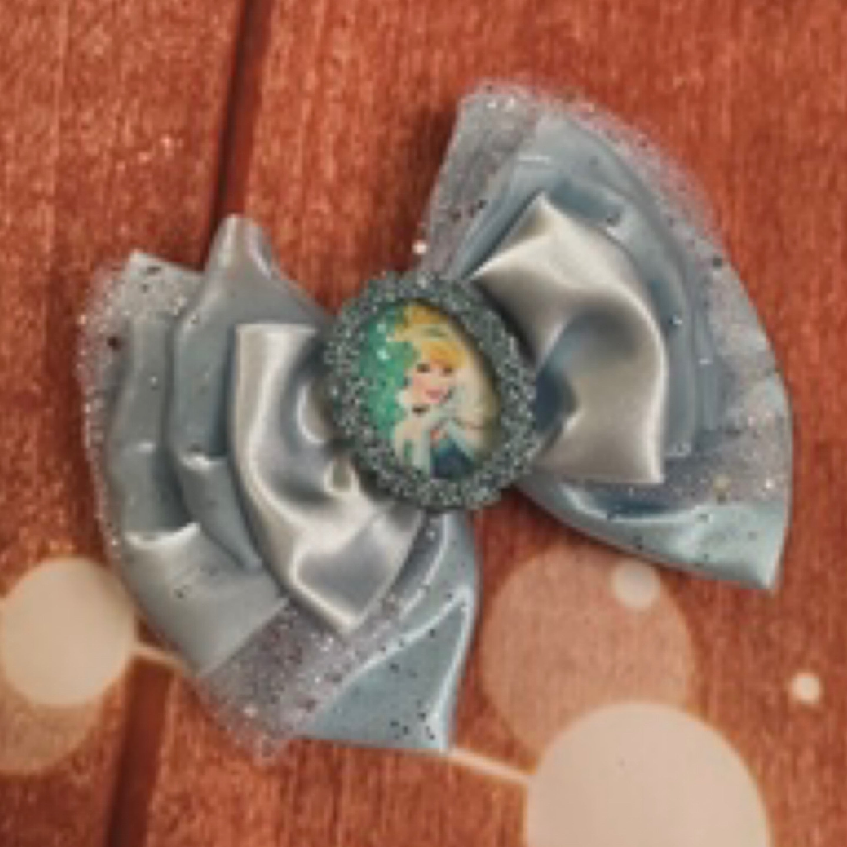 Cinderella 5 inch hair bow