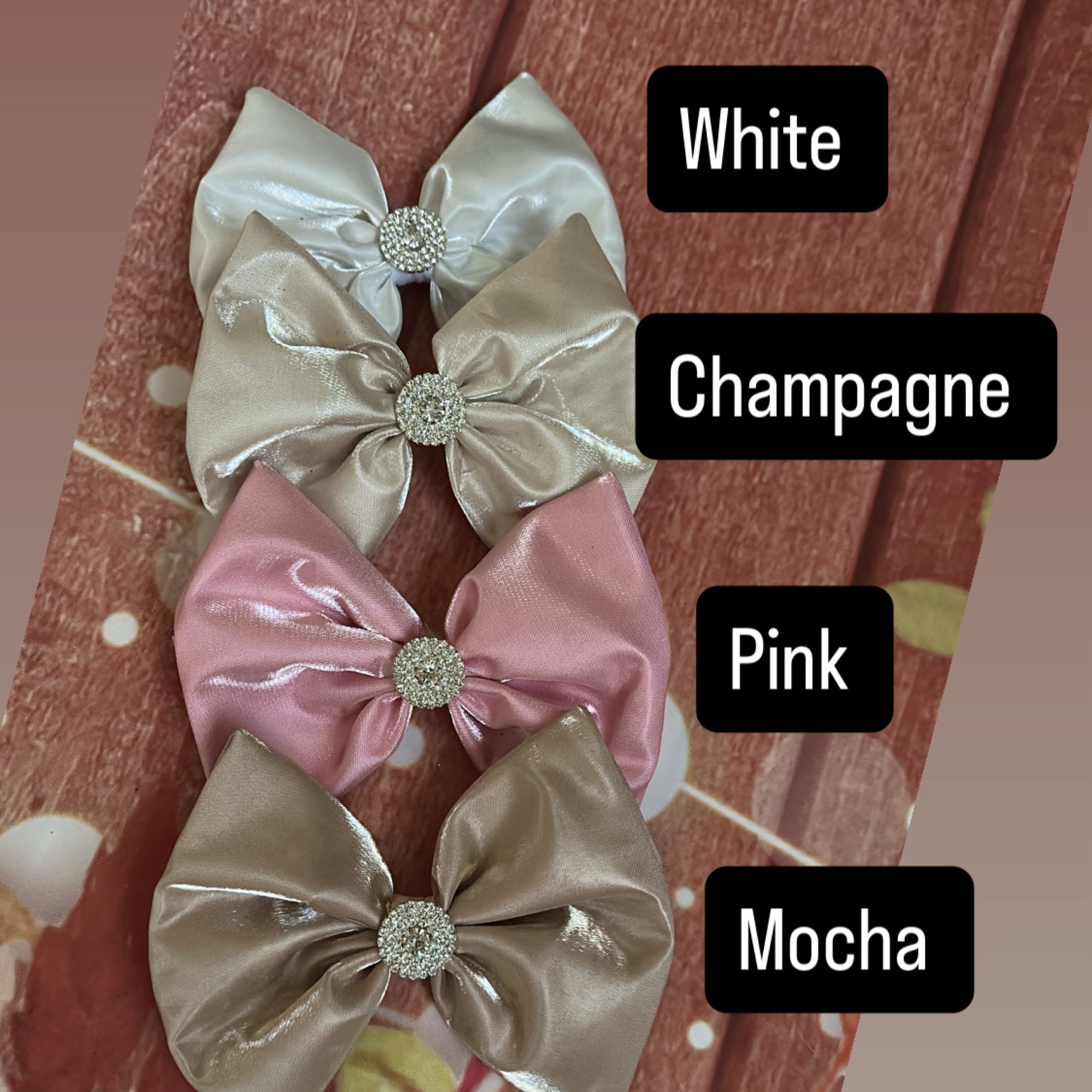 4-5 inch LIQUID satin hair Clip
