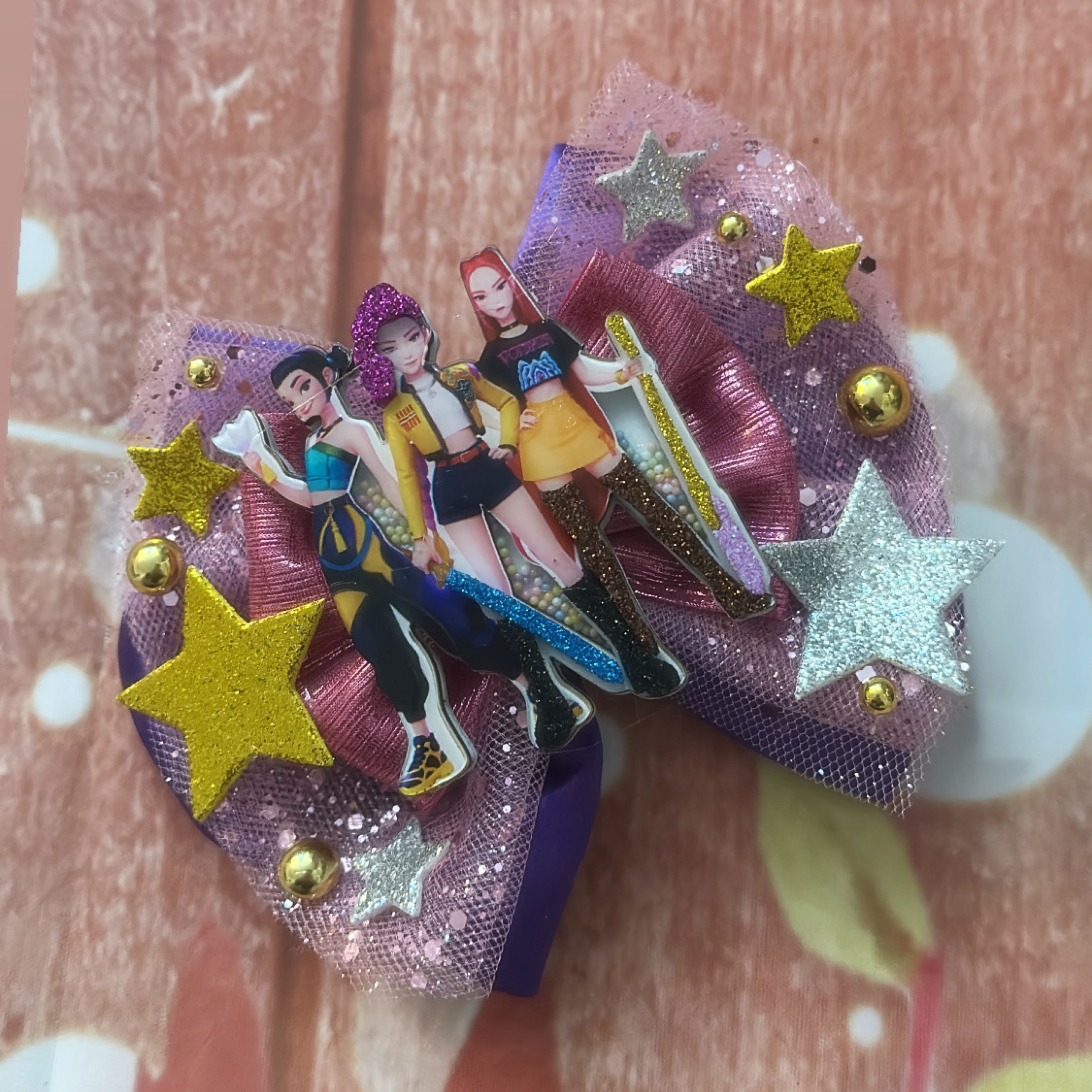 6 inch k pop demon hunter hair clip
