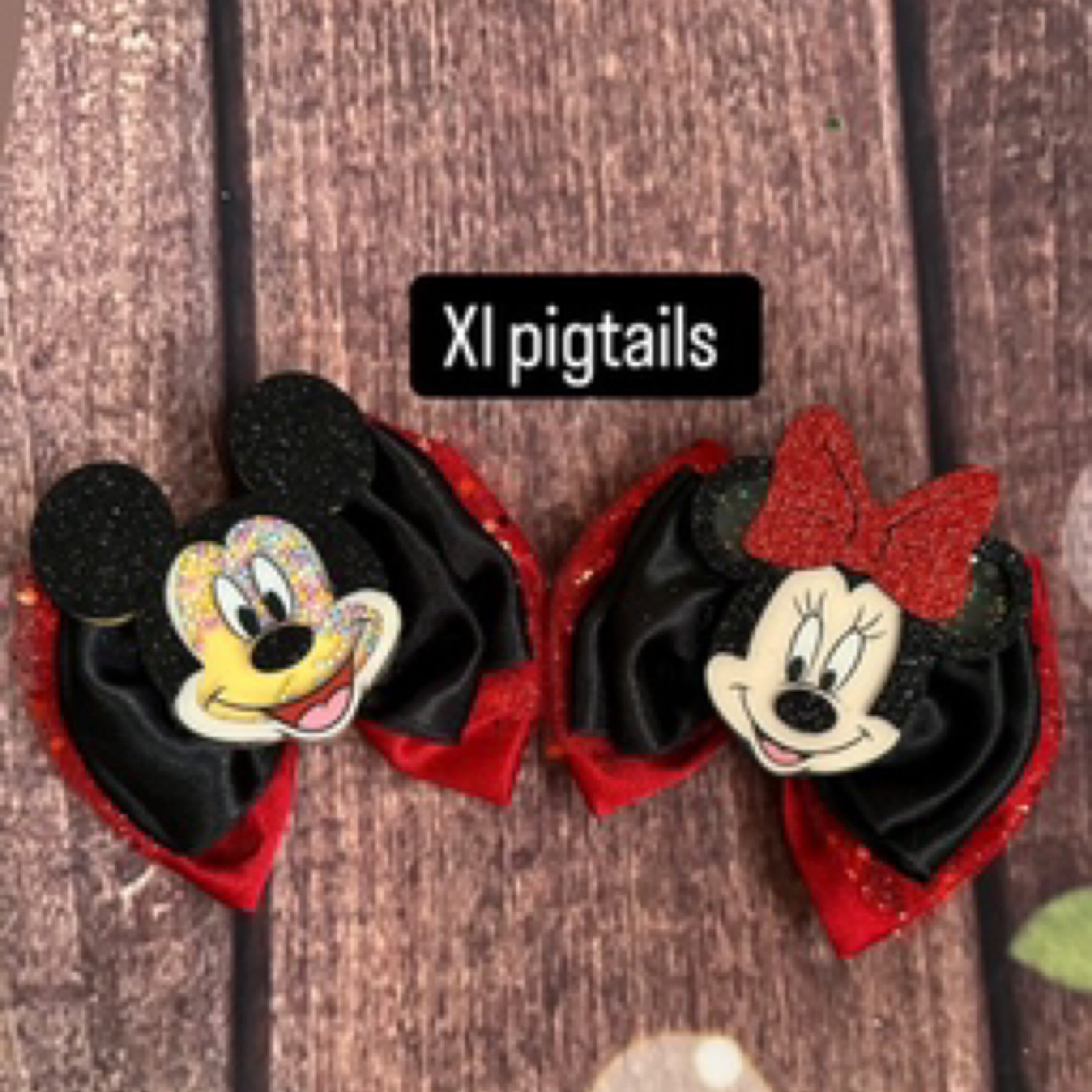 Minnie and Mickey xl piggy set