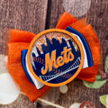 Mets hair bow