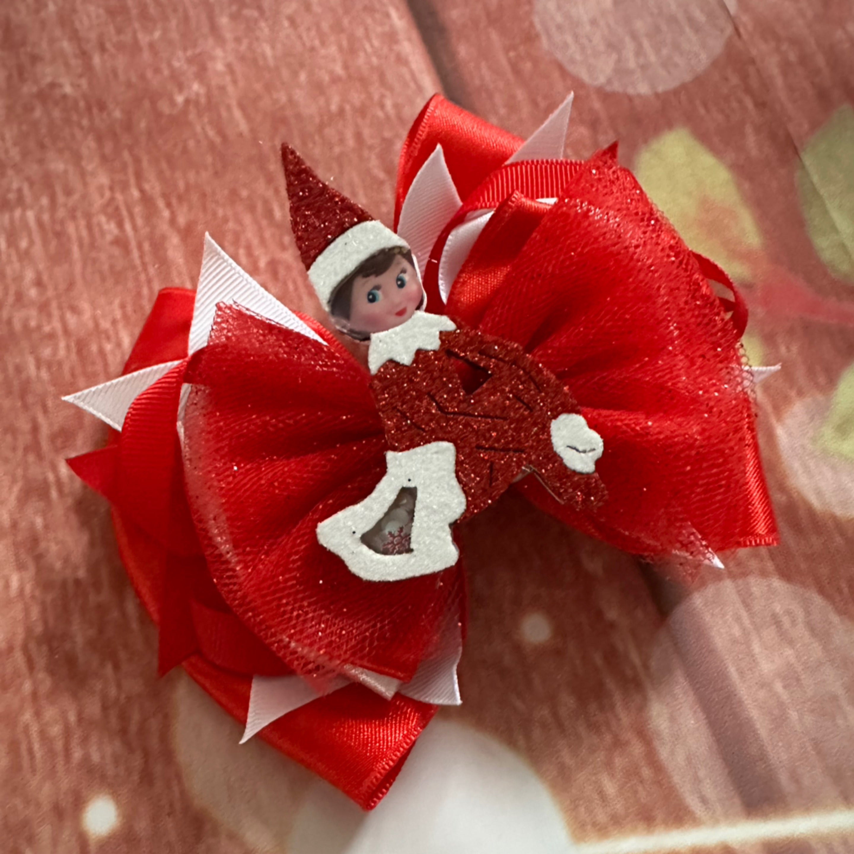 Elf on the shelf Christmas bow