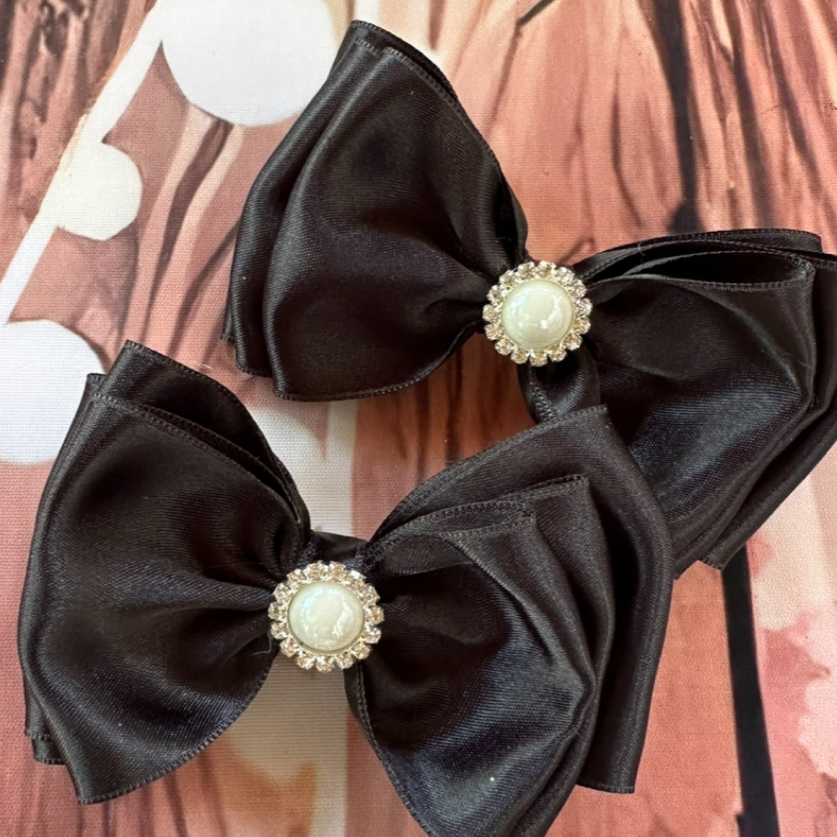 Black pigtail set