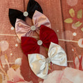 5 inch solid color hair clip gift set