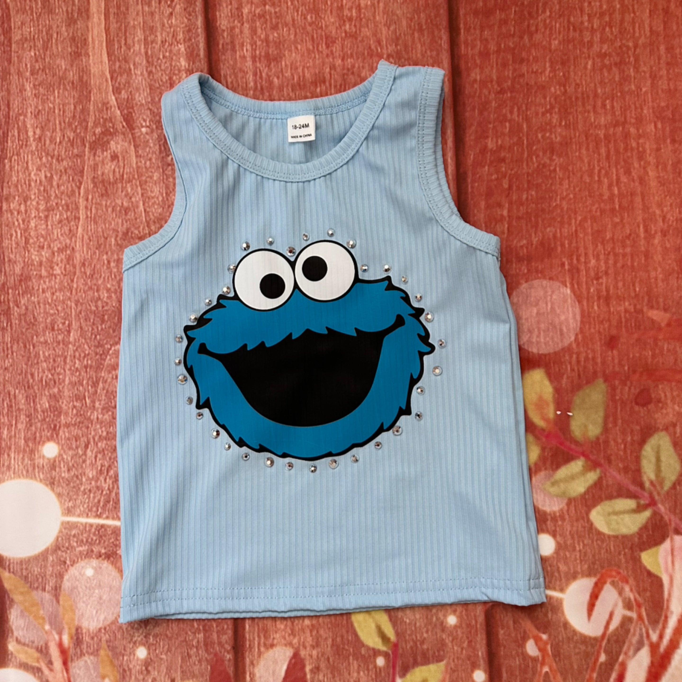 18/24 Cookie Monster tank Sesame Street