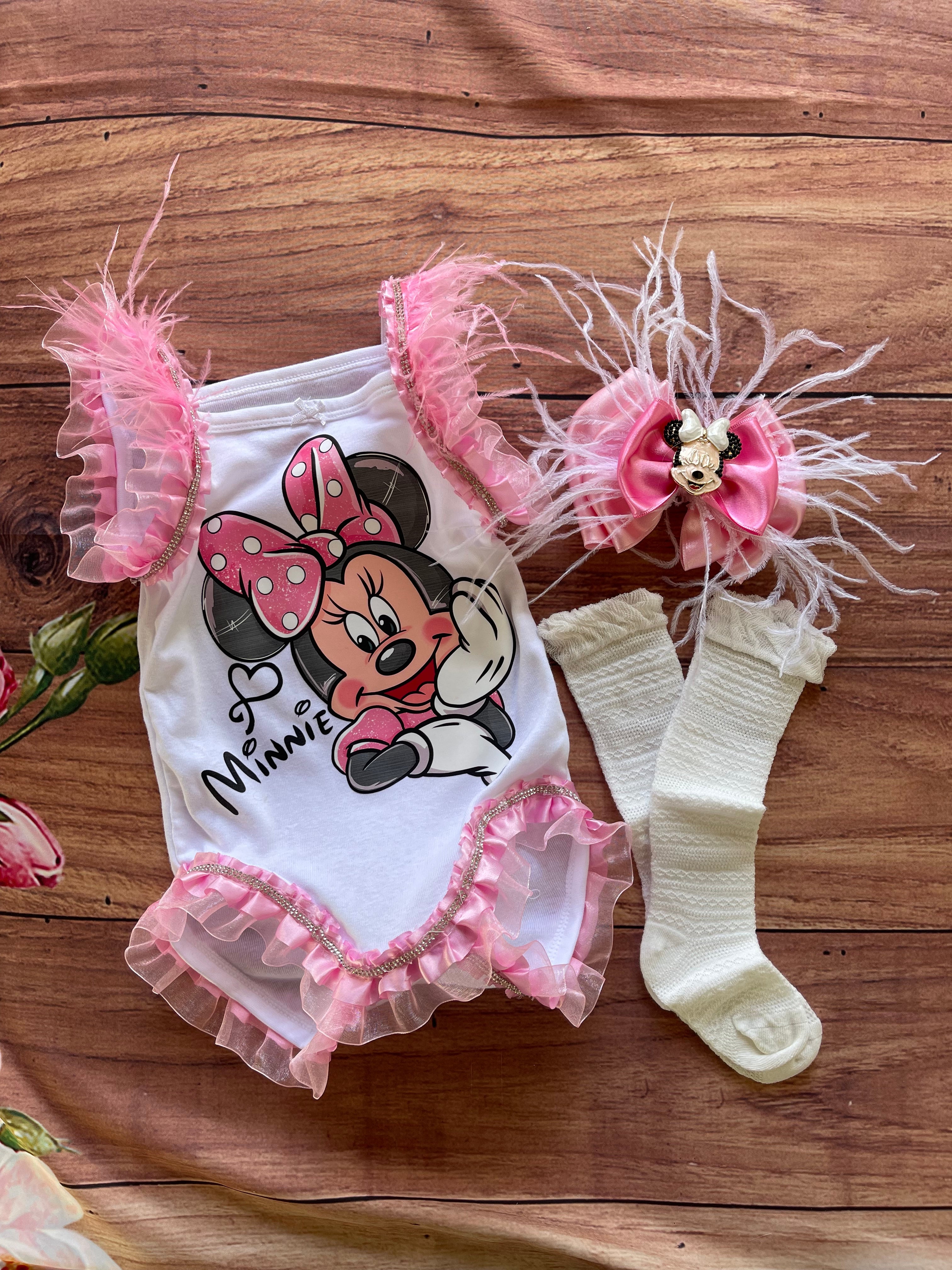 Minnie Mouse romper set