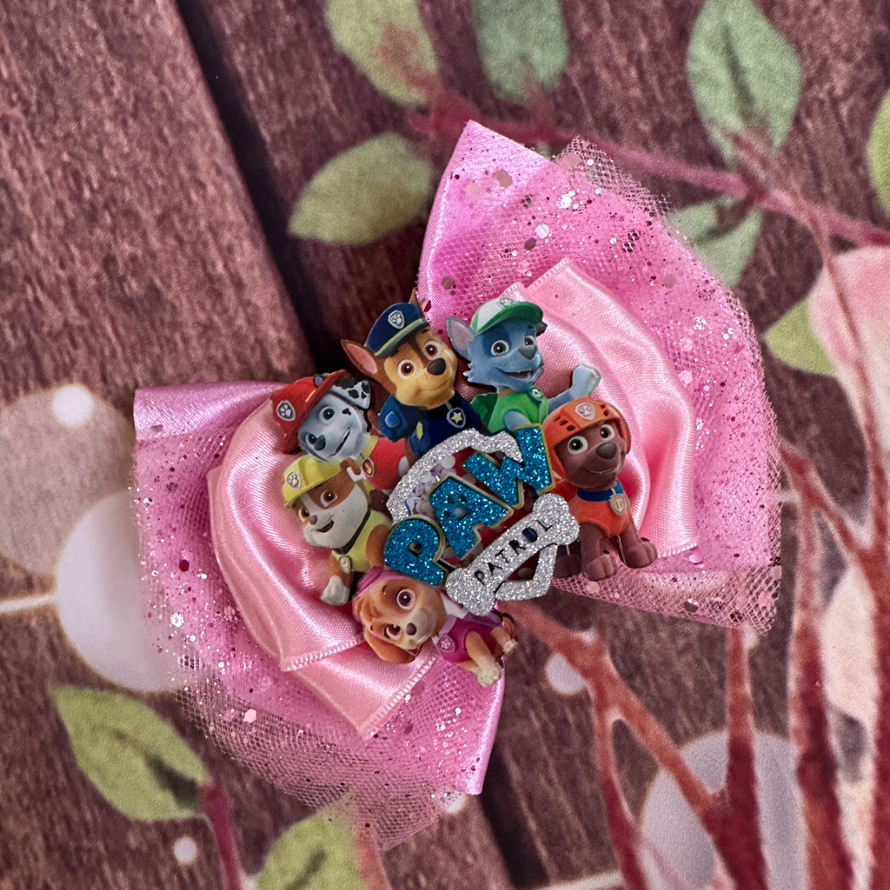 Paw patrol hair bow