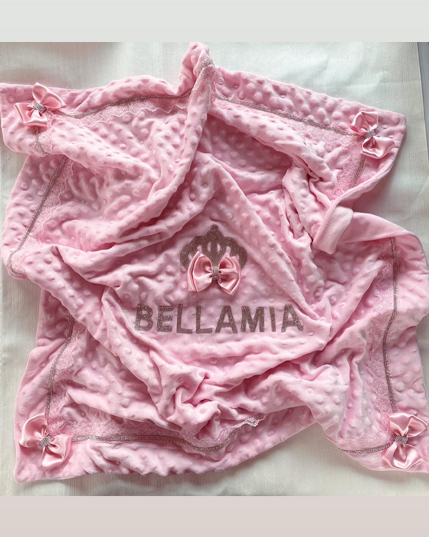 Princess blanket with custom name