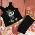 9/12 Minnie Mouse shorts set
