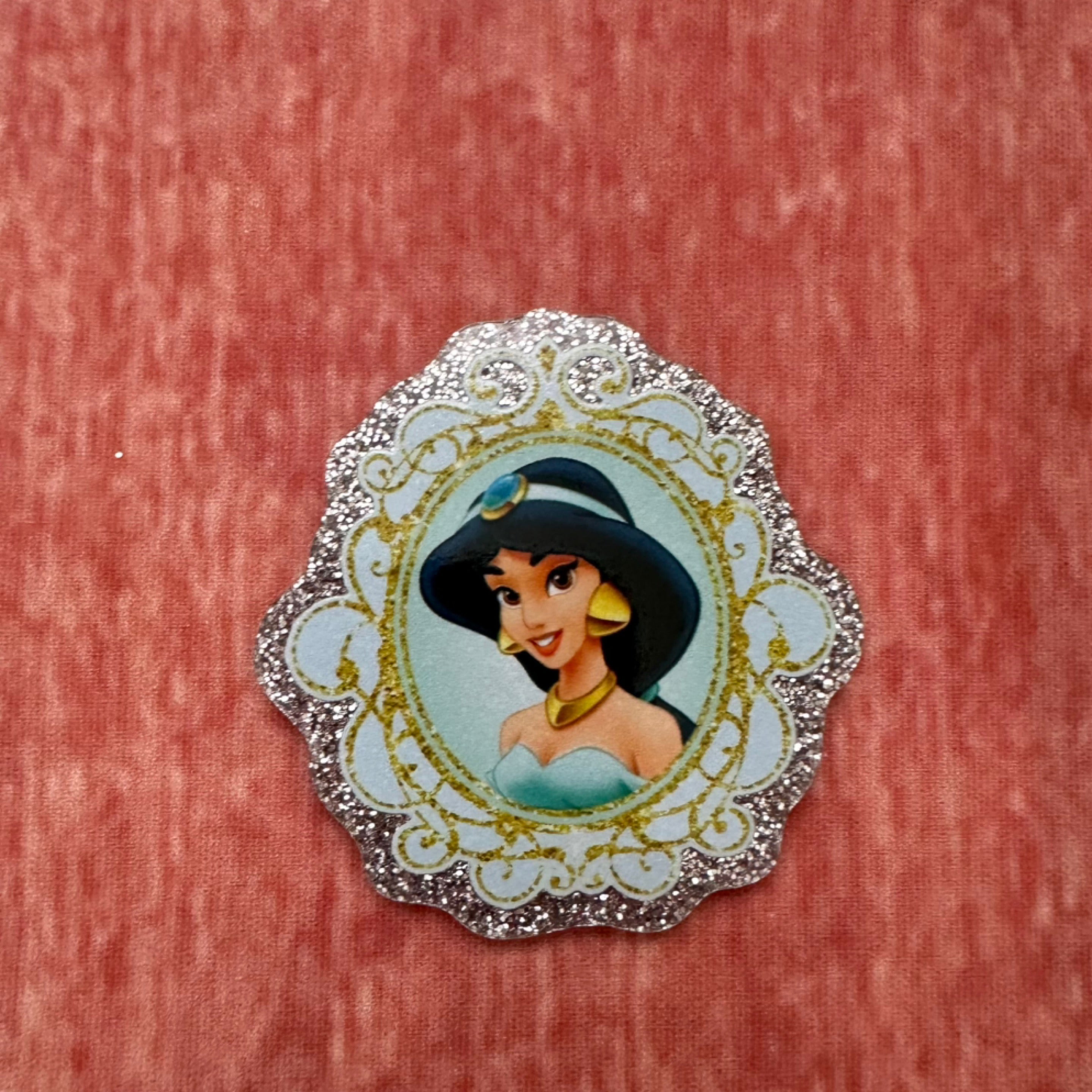 Velcro Glitter Jasmine center