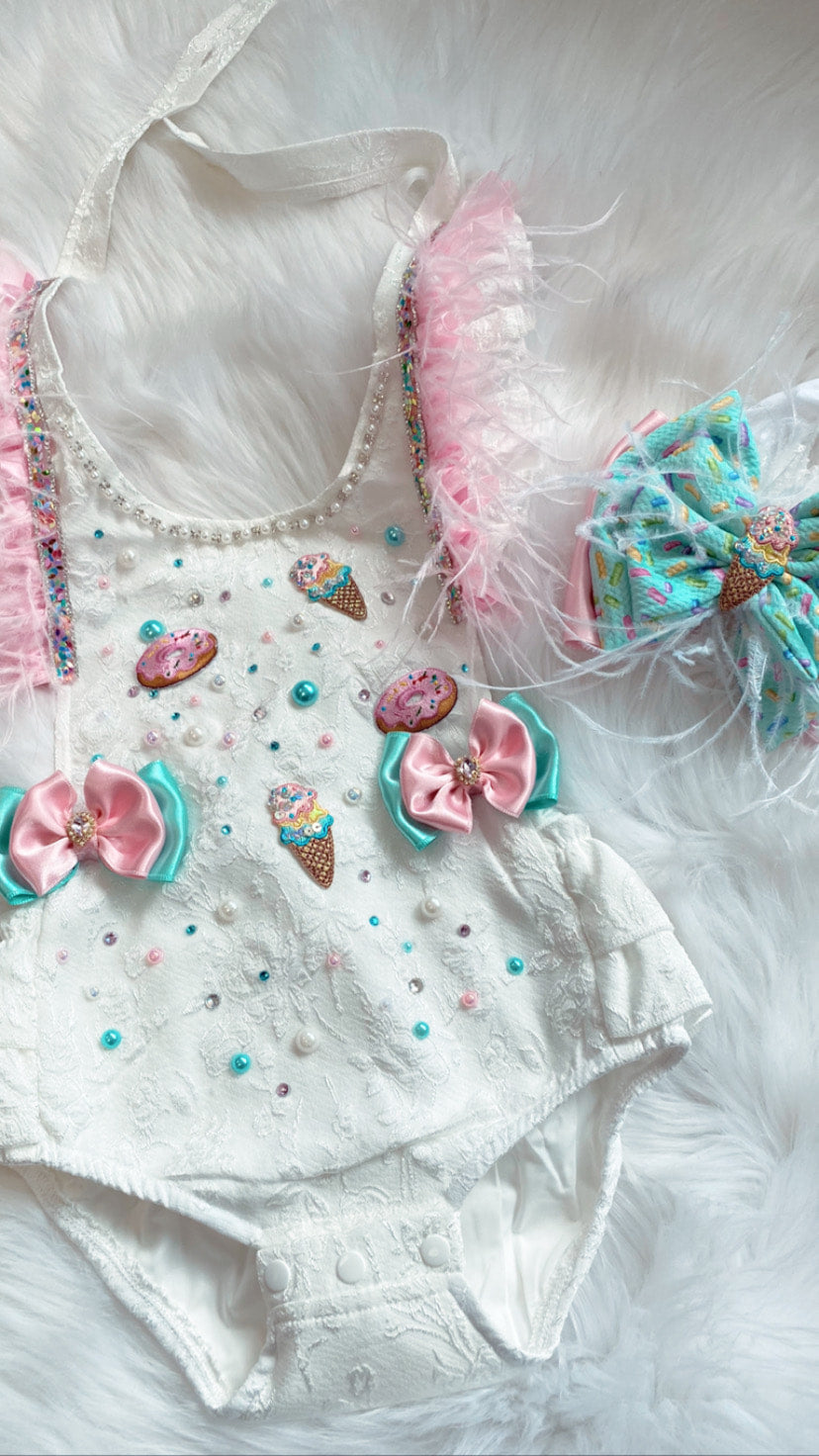 Sweet one birthday romper