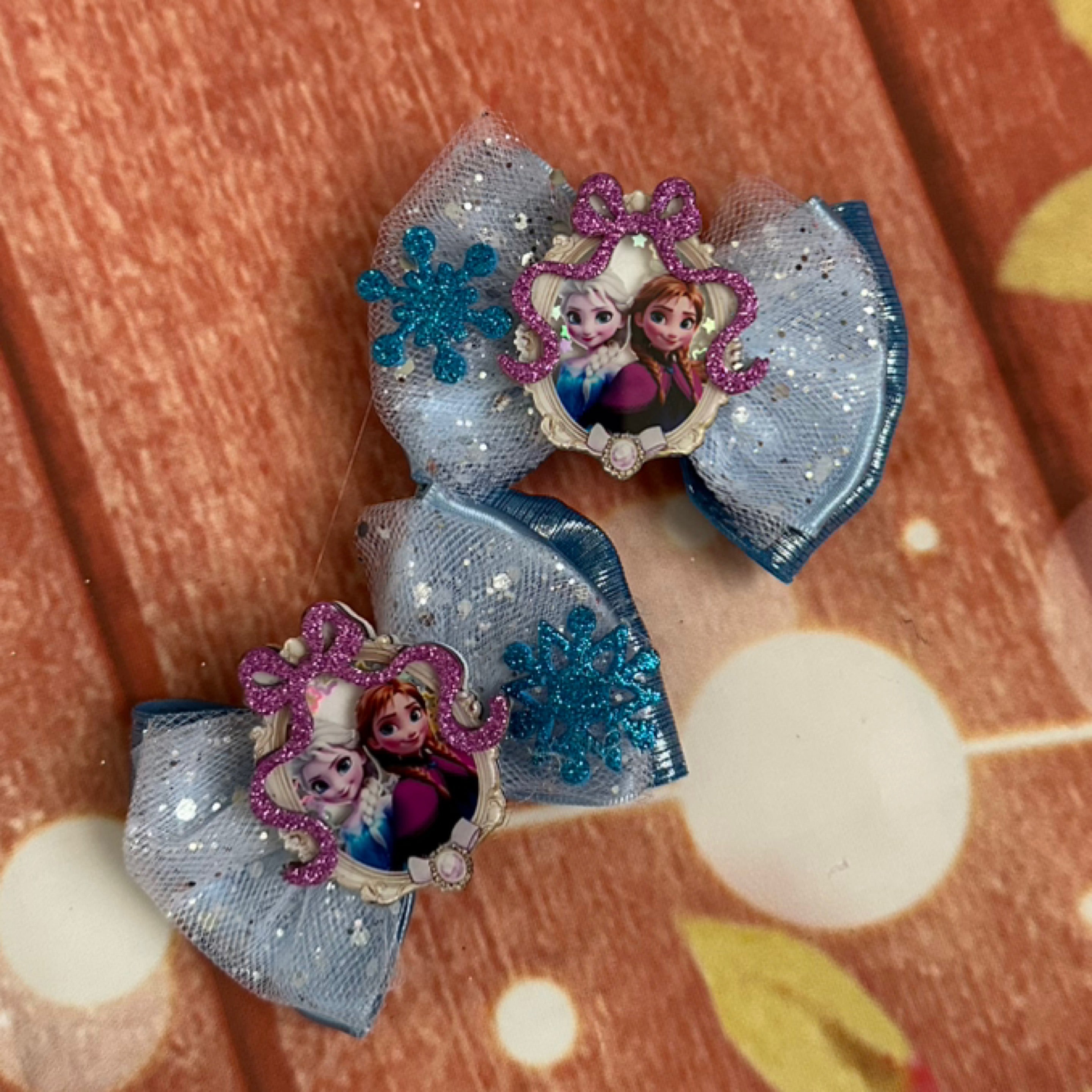 Frozen Elsa Anna pigtail set