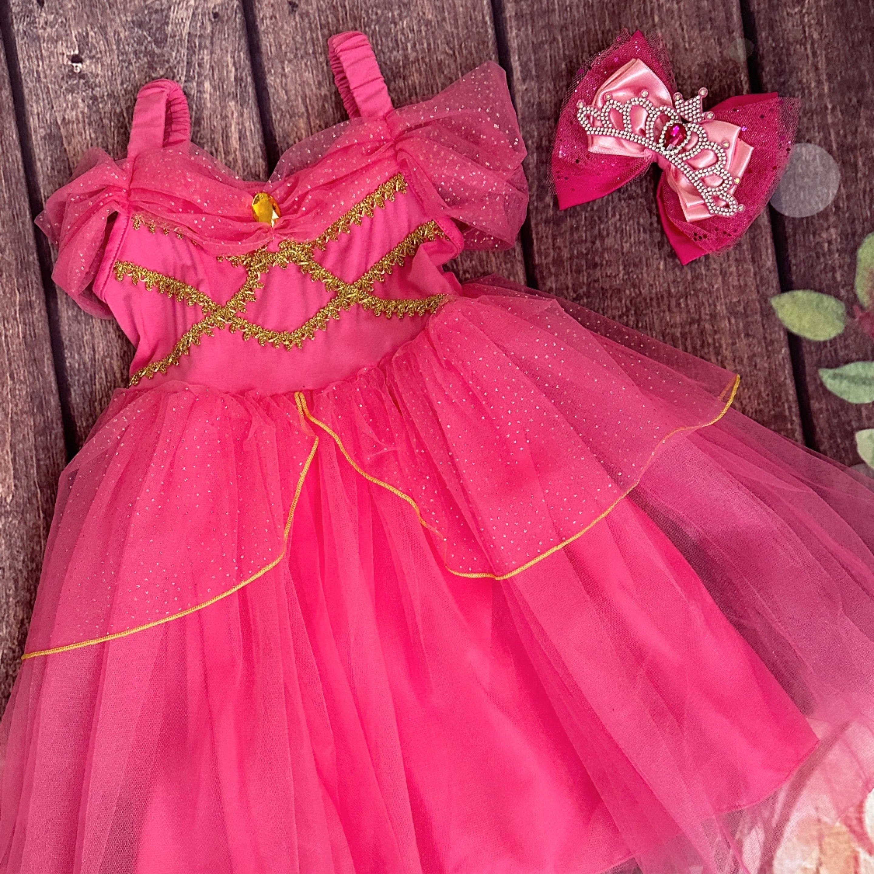 18/24 m Aurora dress and bow ONSALE