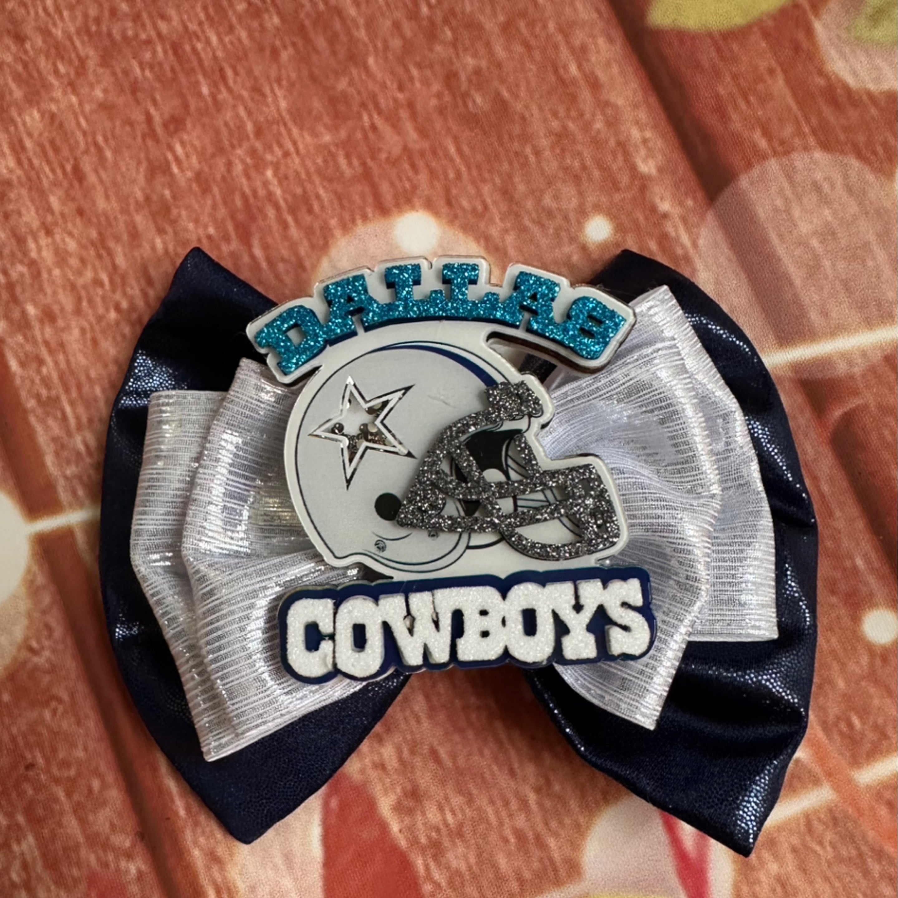 Cowboys hair bow