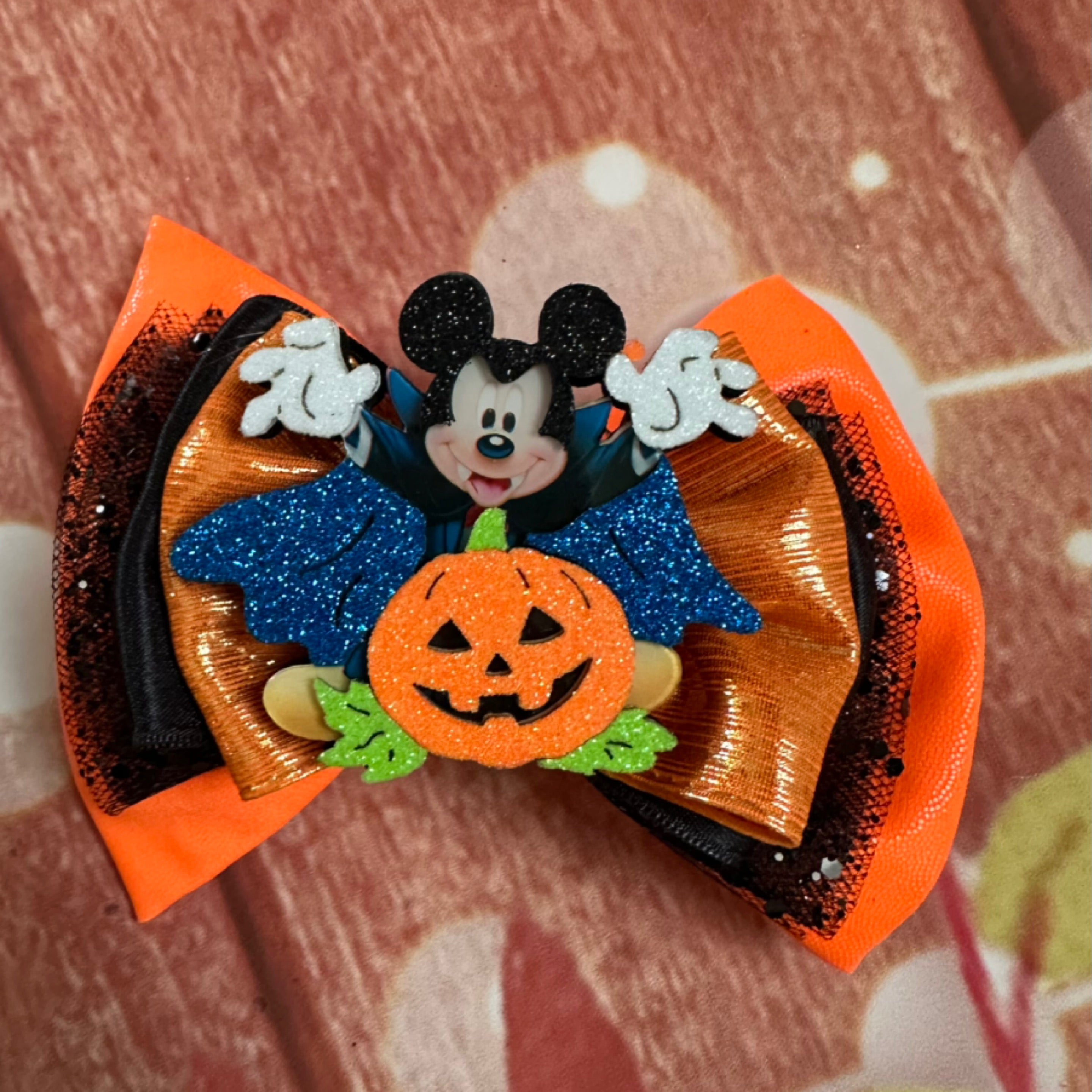 Disney Halloween hair bow