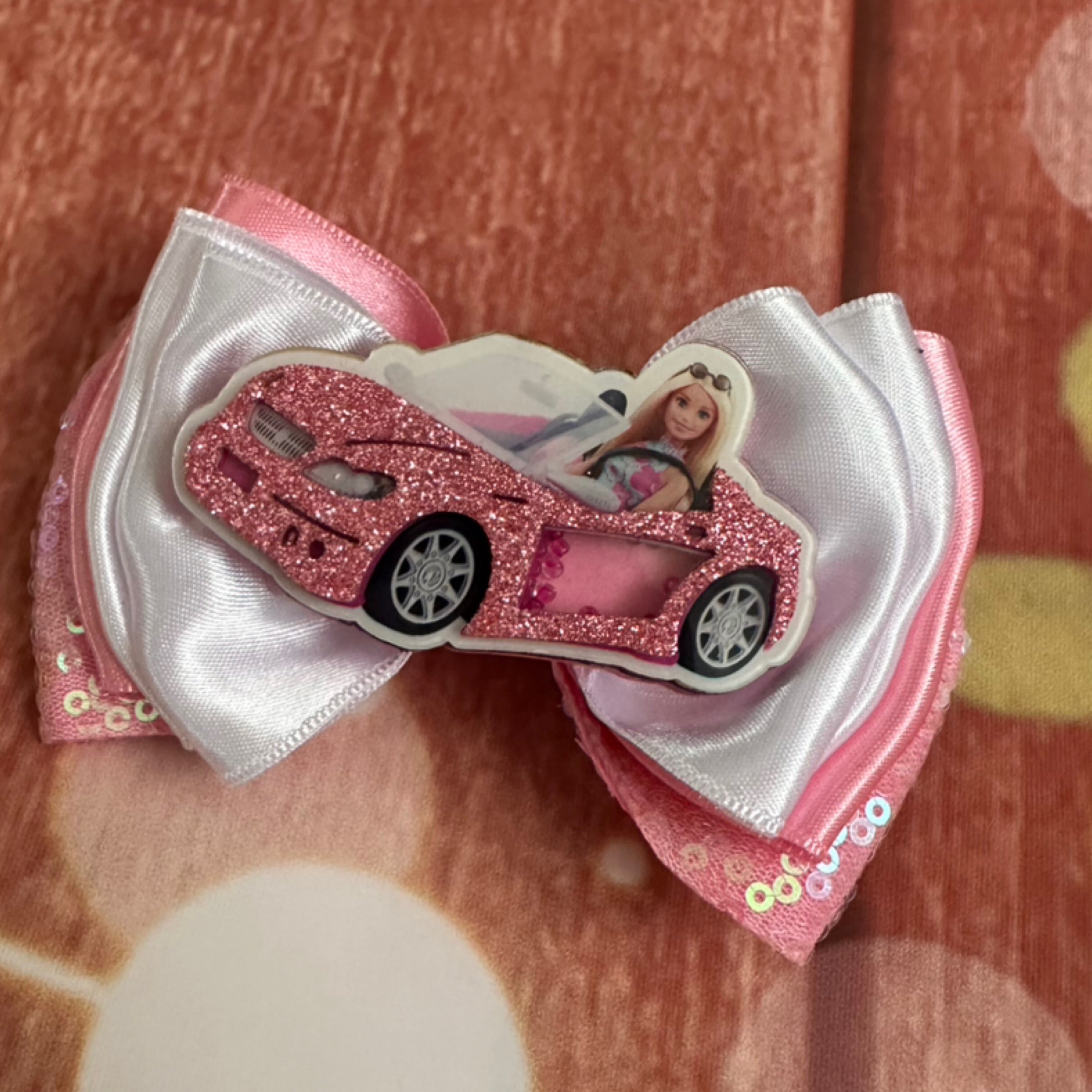 Piggy Barbie hair clip