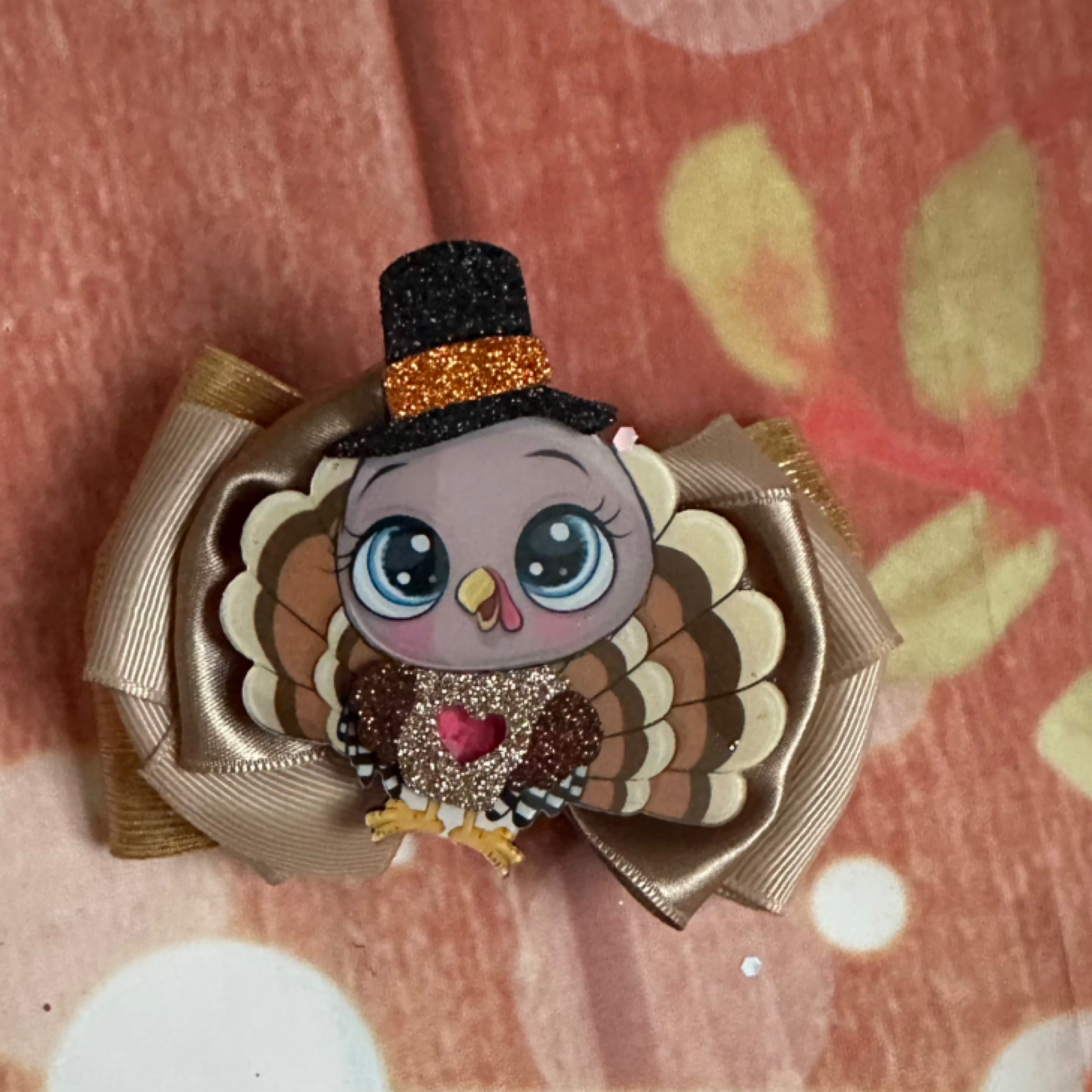 Puffy turkey clip