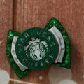 5 inch Starbucks hair bow