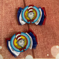 Dr Seuss hair bows