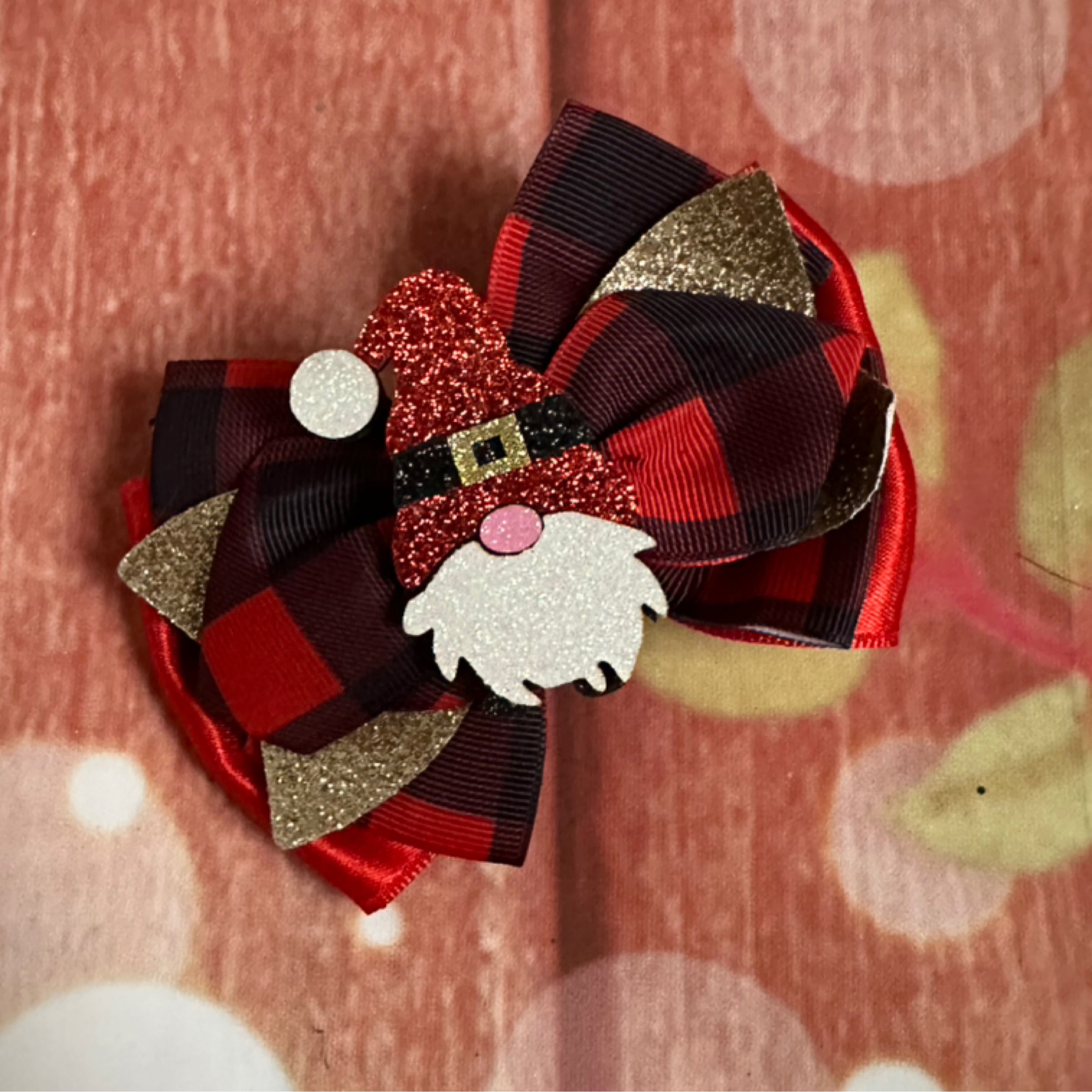 Piggy clip Santa