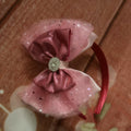 Rose pink hard headband