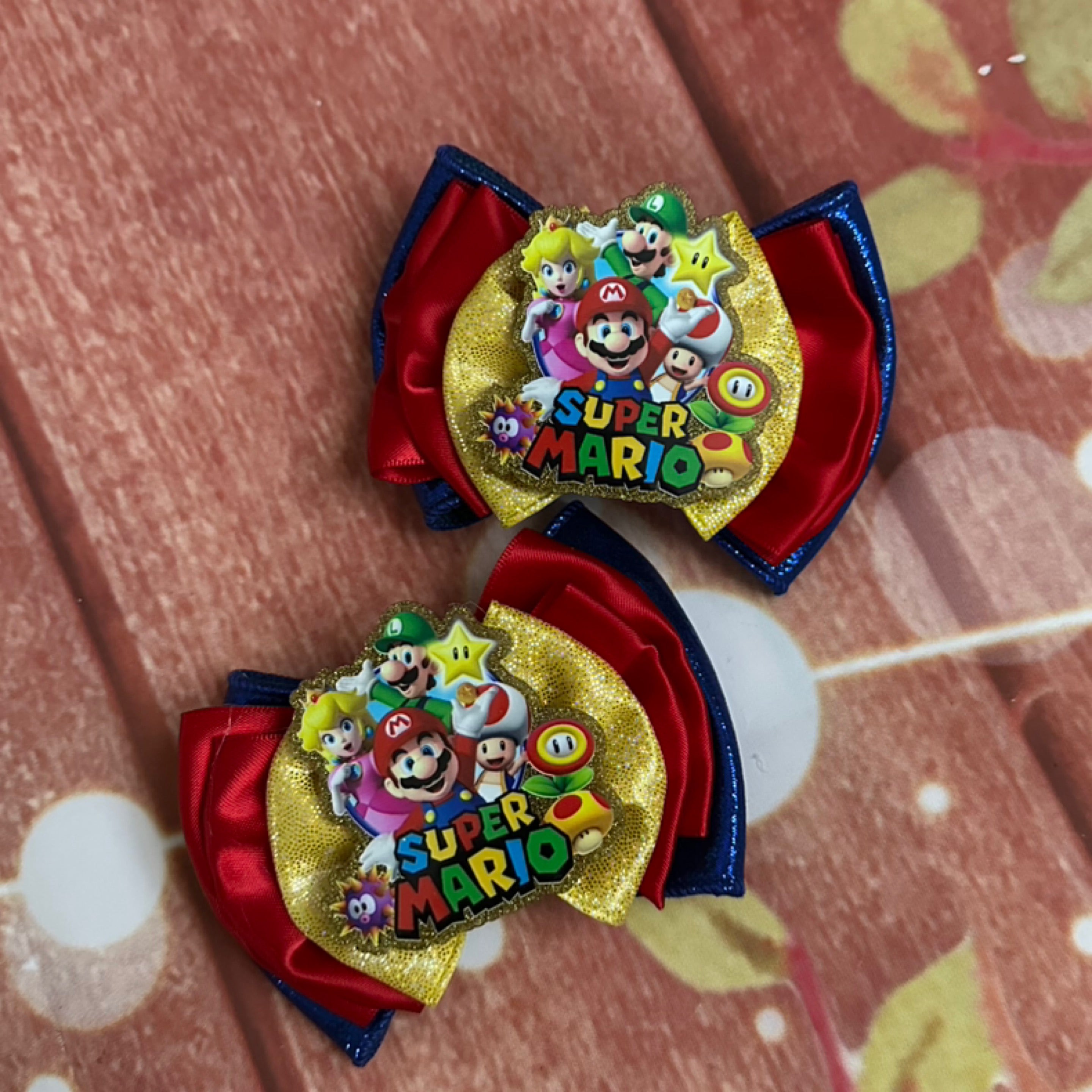 Super Mario brother pigtail set