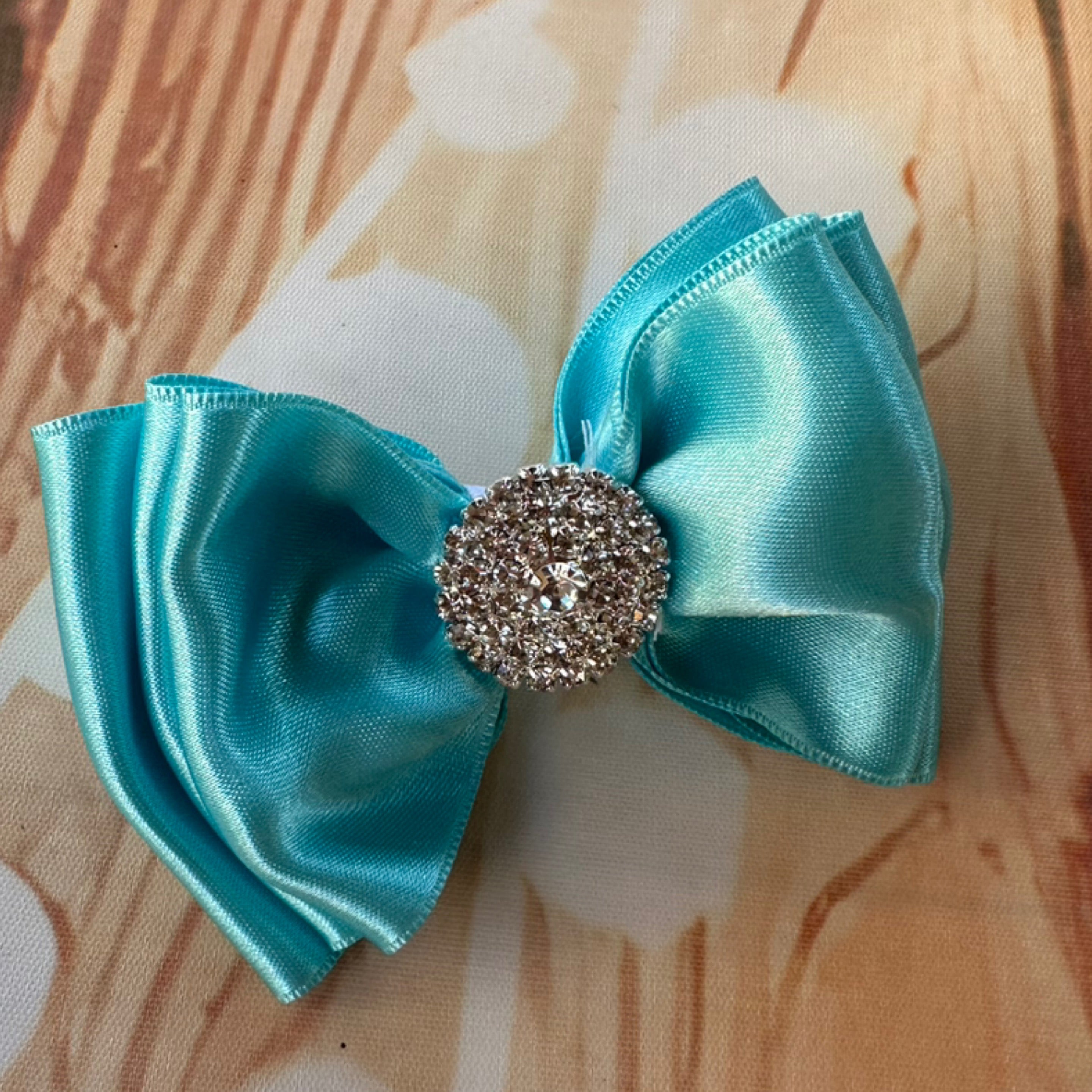 Turquoise single piggy clip