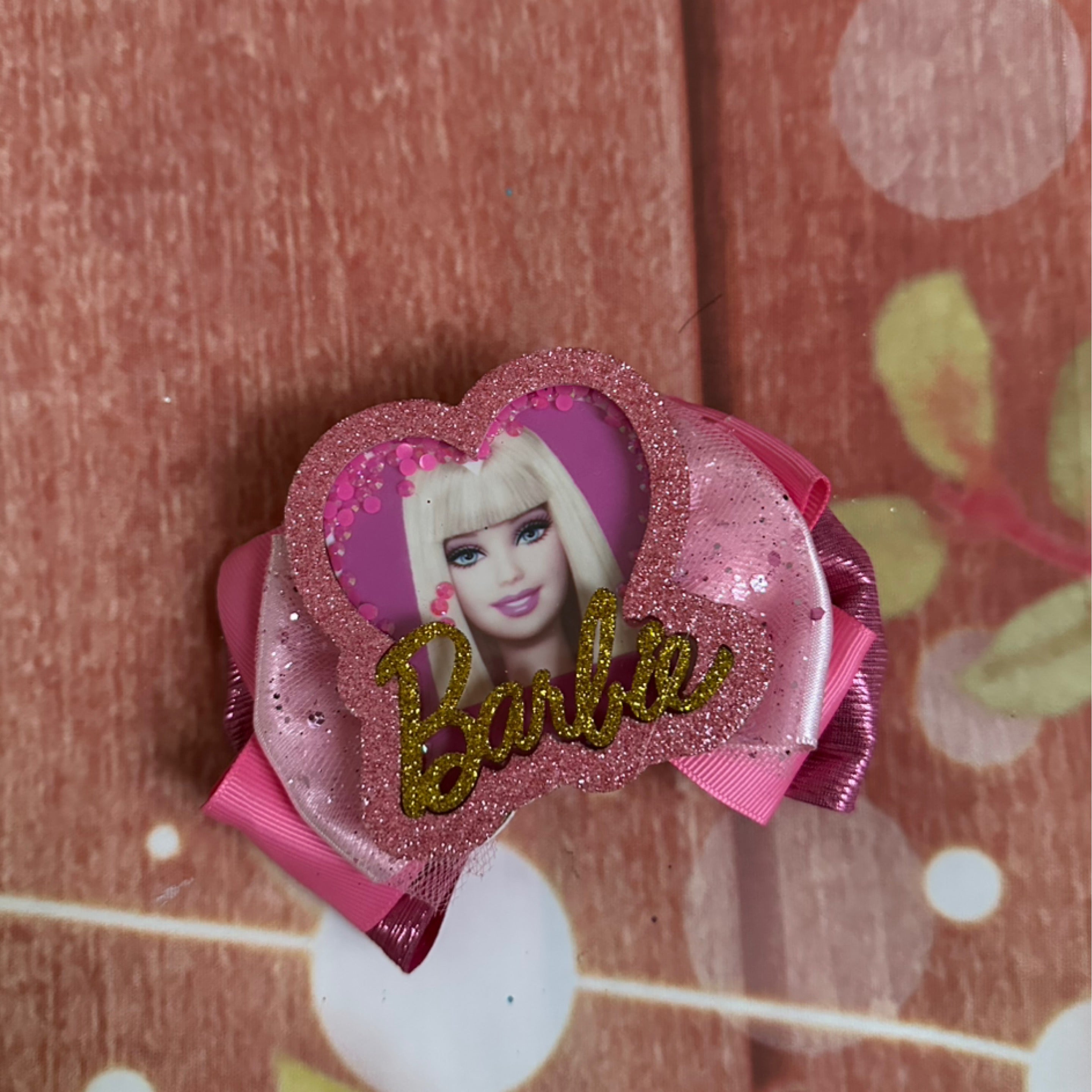 4 inch piggy size hair Barbie clip