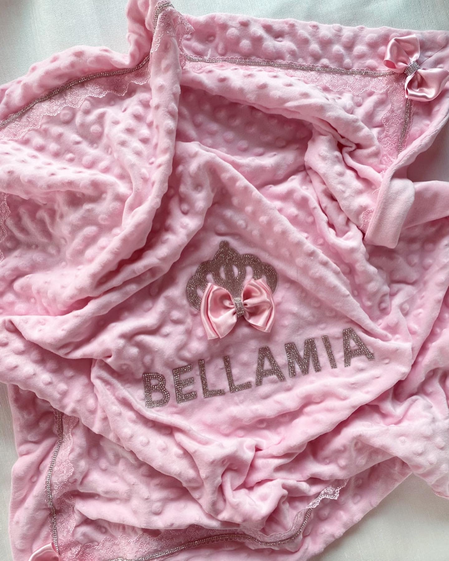 Princess blanket with custom name