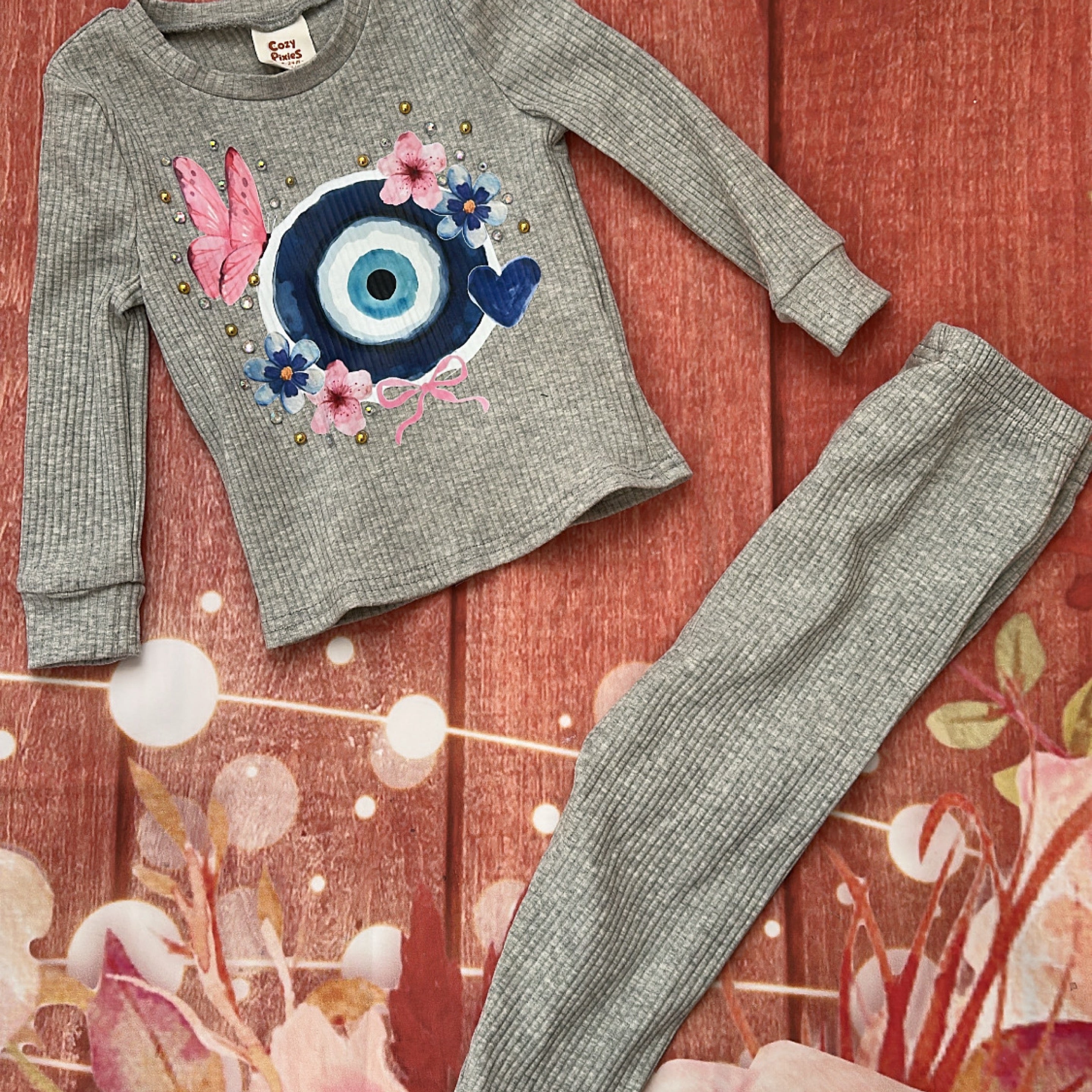 18/24 evil eye lounge set