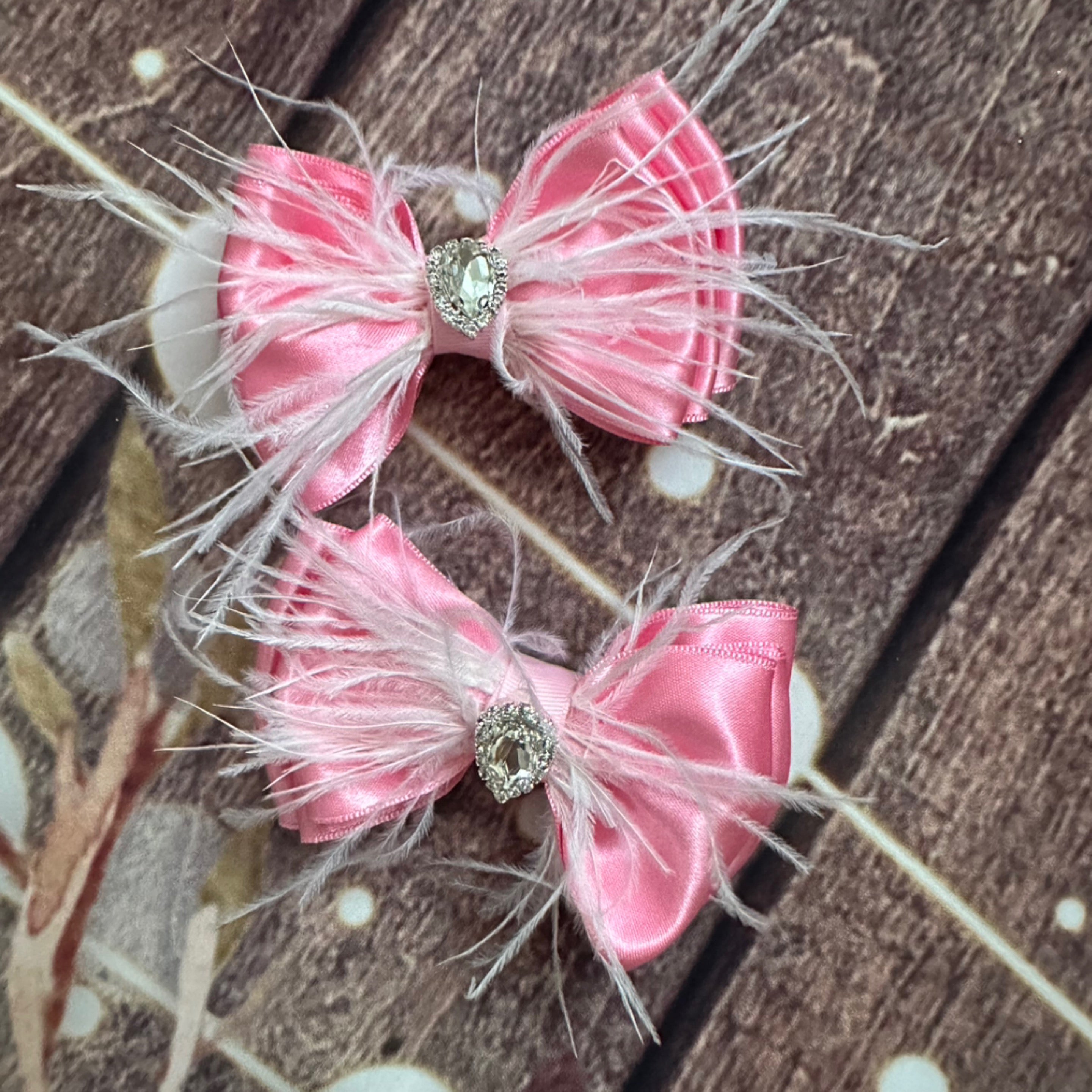 Pink pigtail set