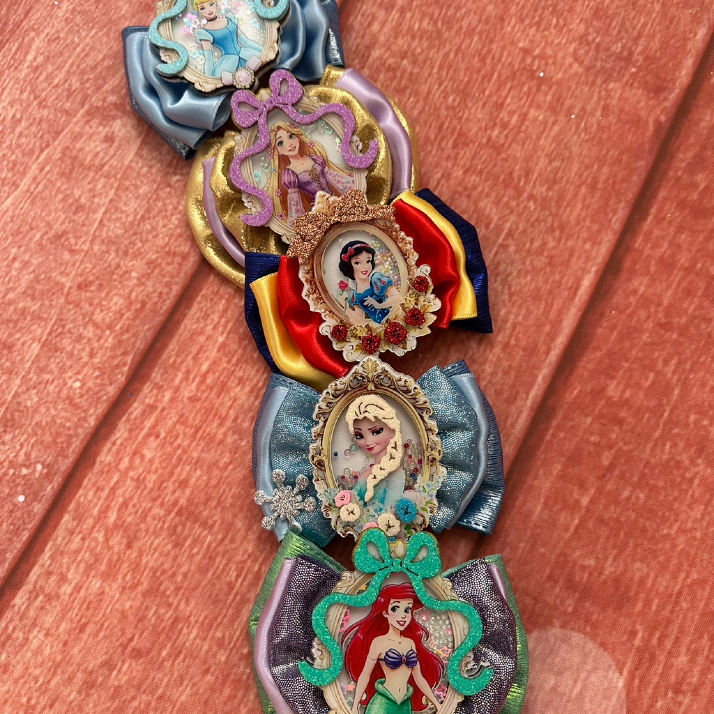 Full set of Disney Princess Princess piggy bow