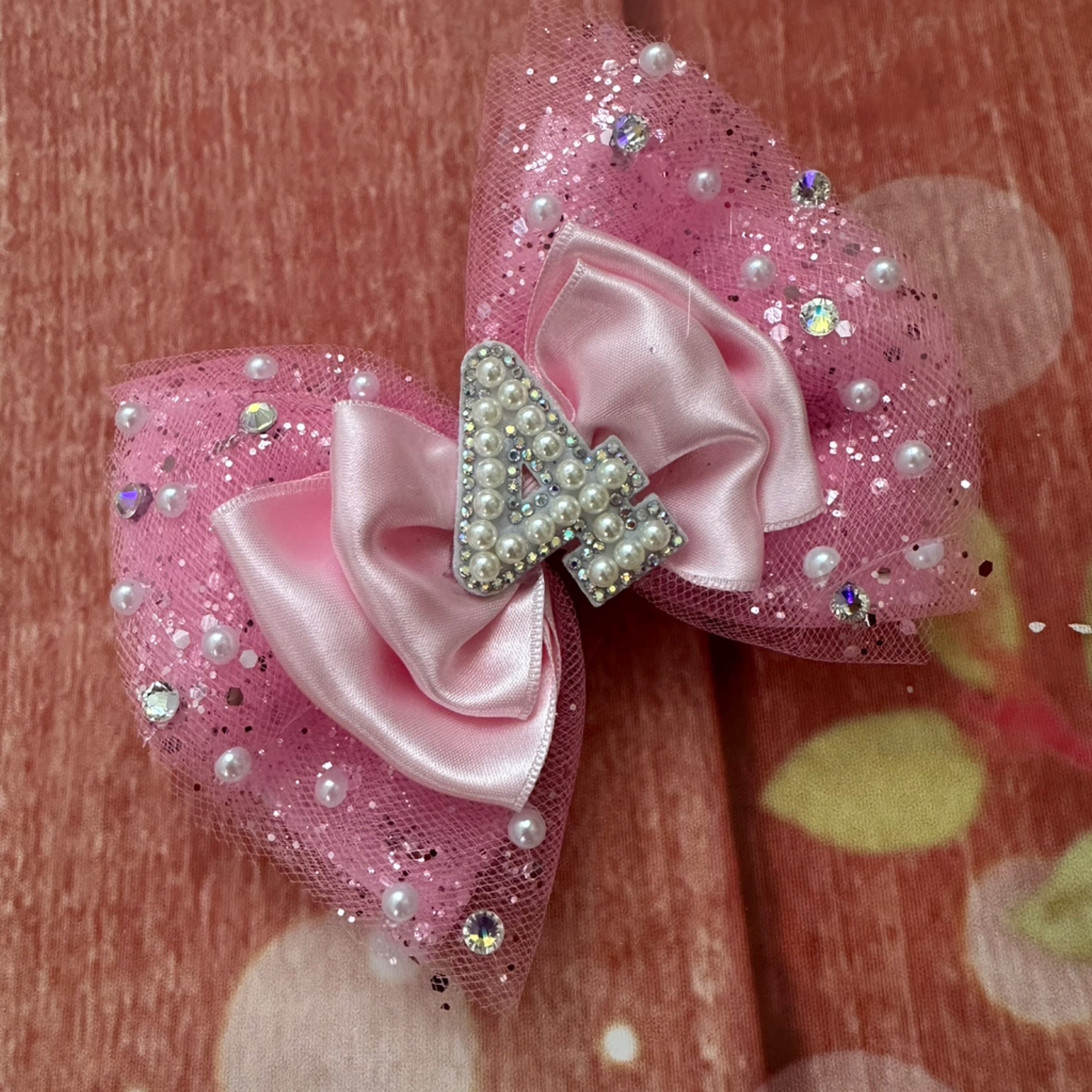 4th birthday 5 inch bow