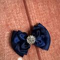 4 inch navy hair clip