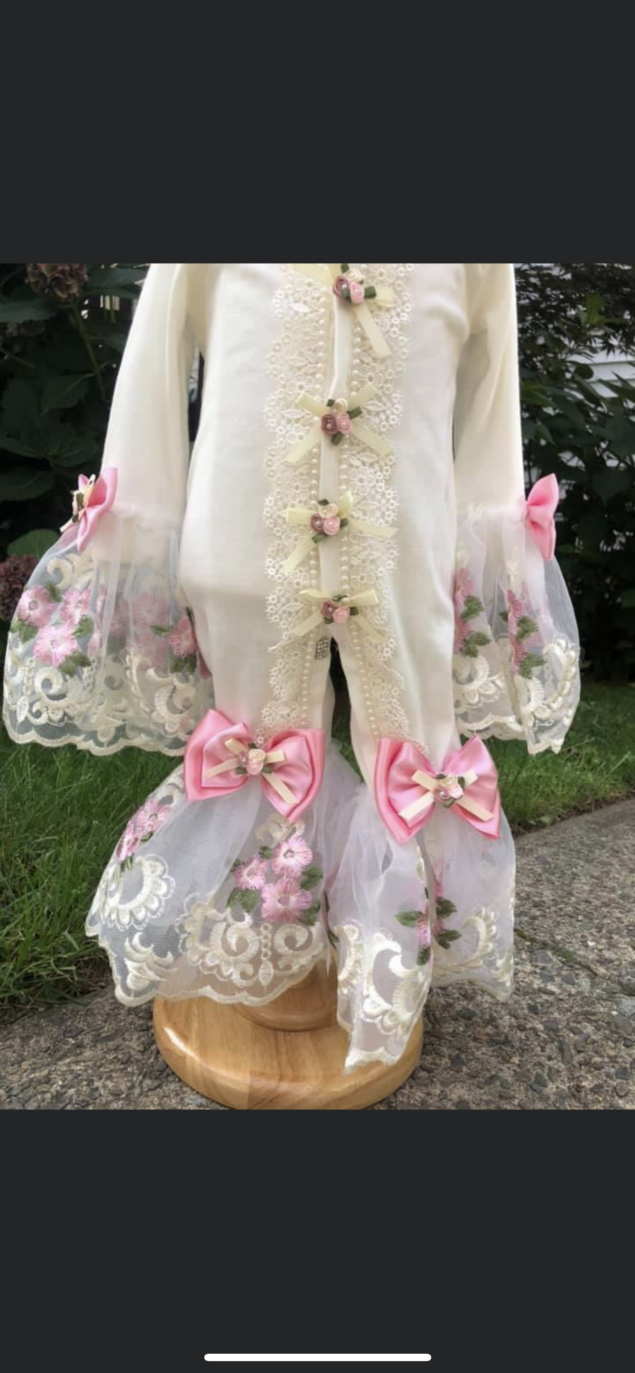 3/6 romper set