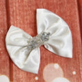 White elegant 5 inch clip
