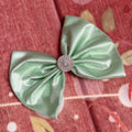 6 inch mint satin clip