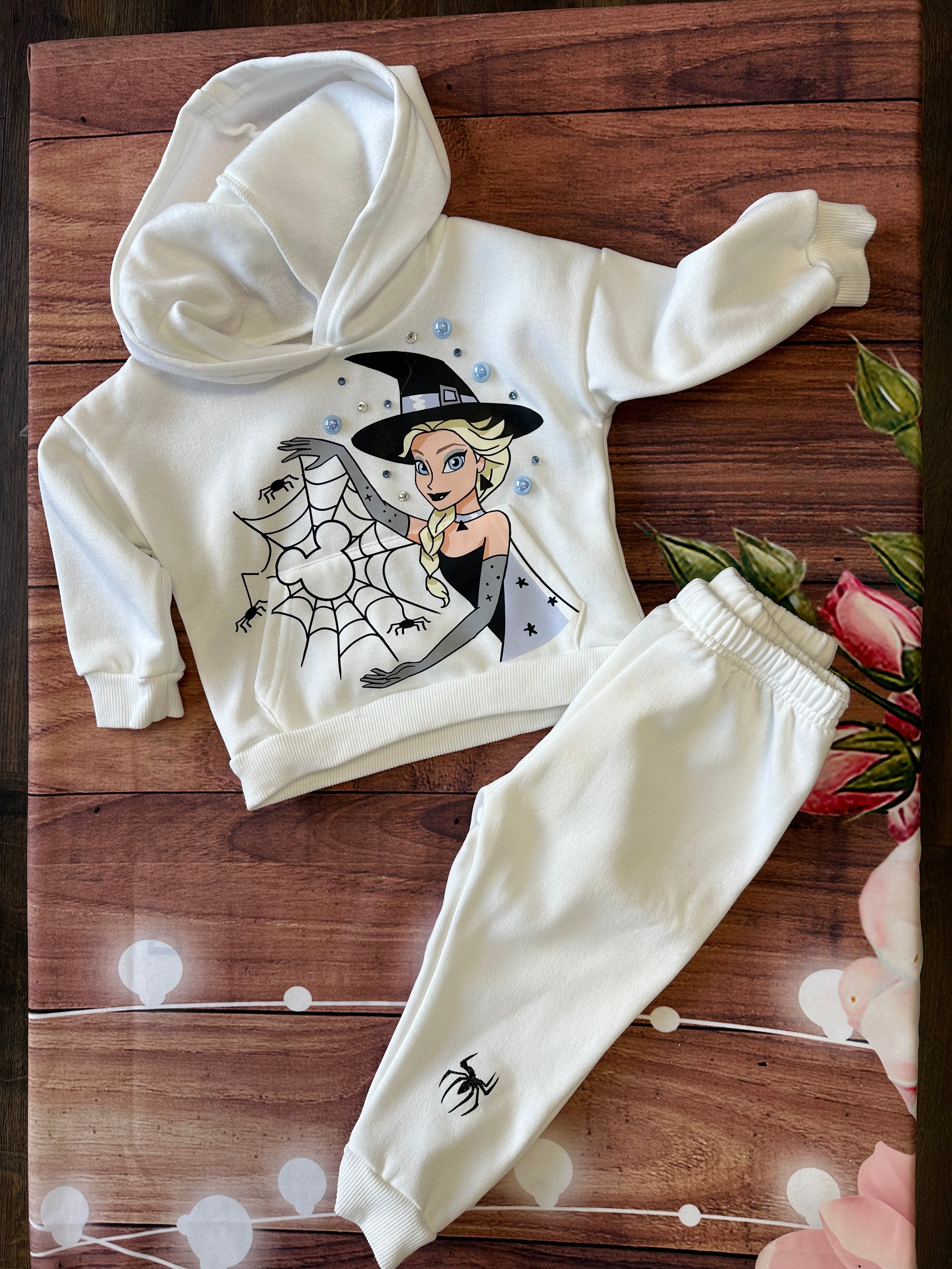 9/12 frozen Elsa sweatshirt set. SALE