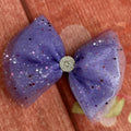 5 inch lavender tulle bow